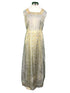 Vintage Women's Floor Length Embroidered Gown