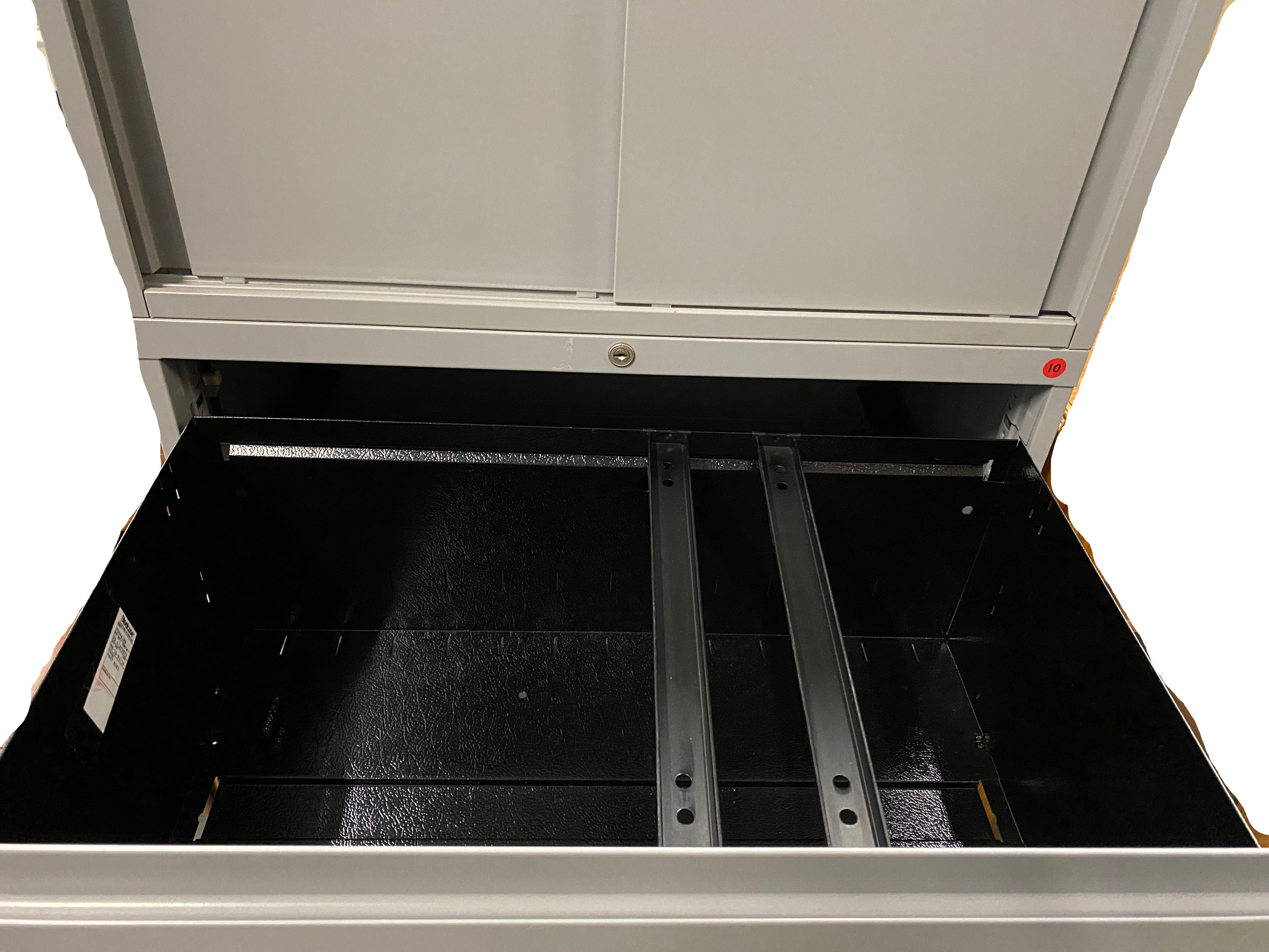 Steelcase Sliding Door Cabinet With Drawers