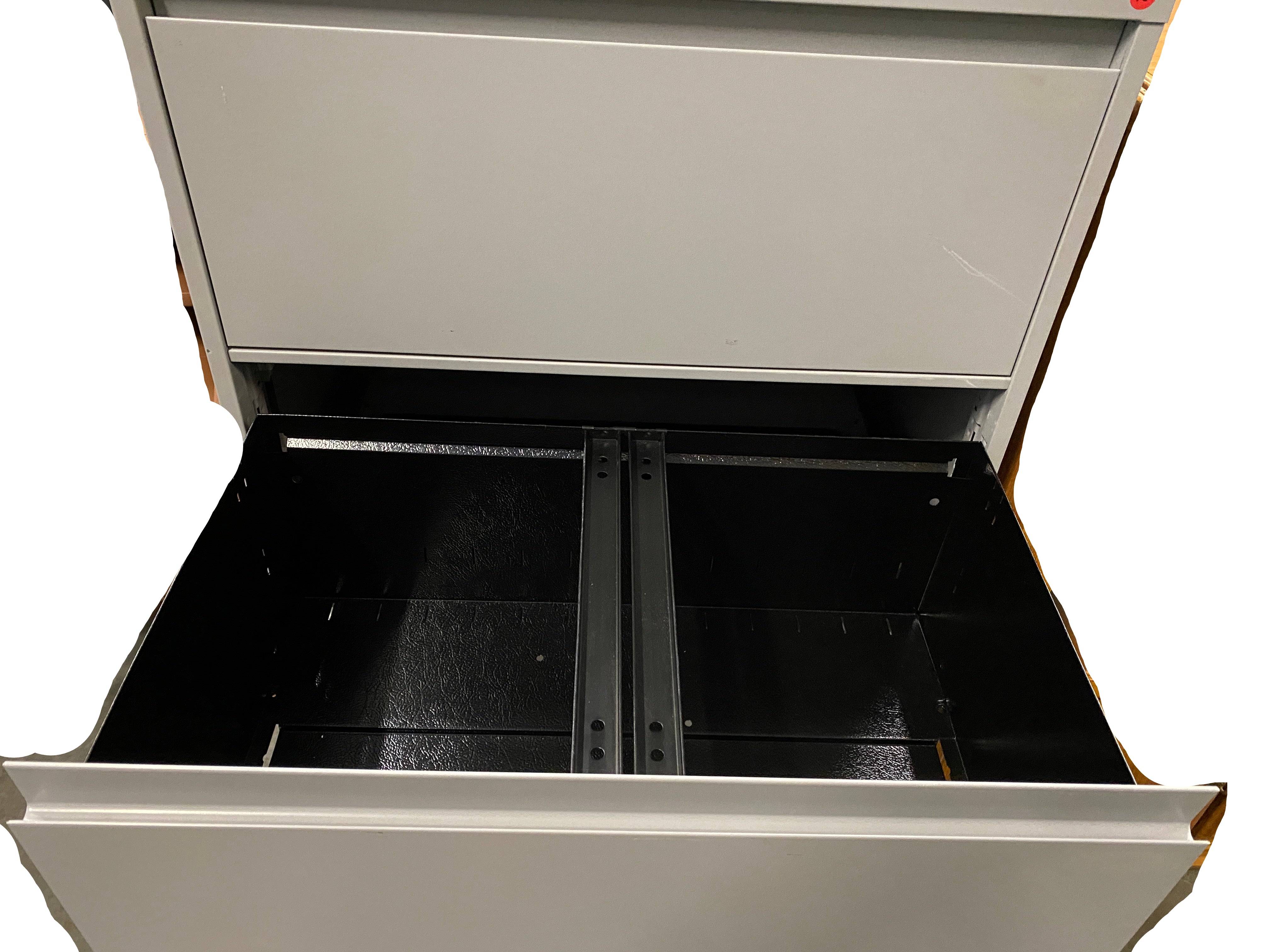 Steelcase Sliding Door Cabinet With Drawers