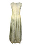 Vintage Women's Floor Length Embroidered Gown