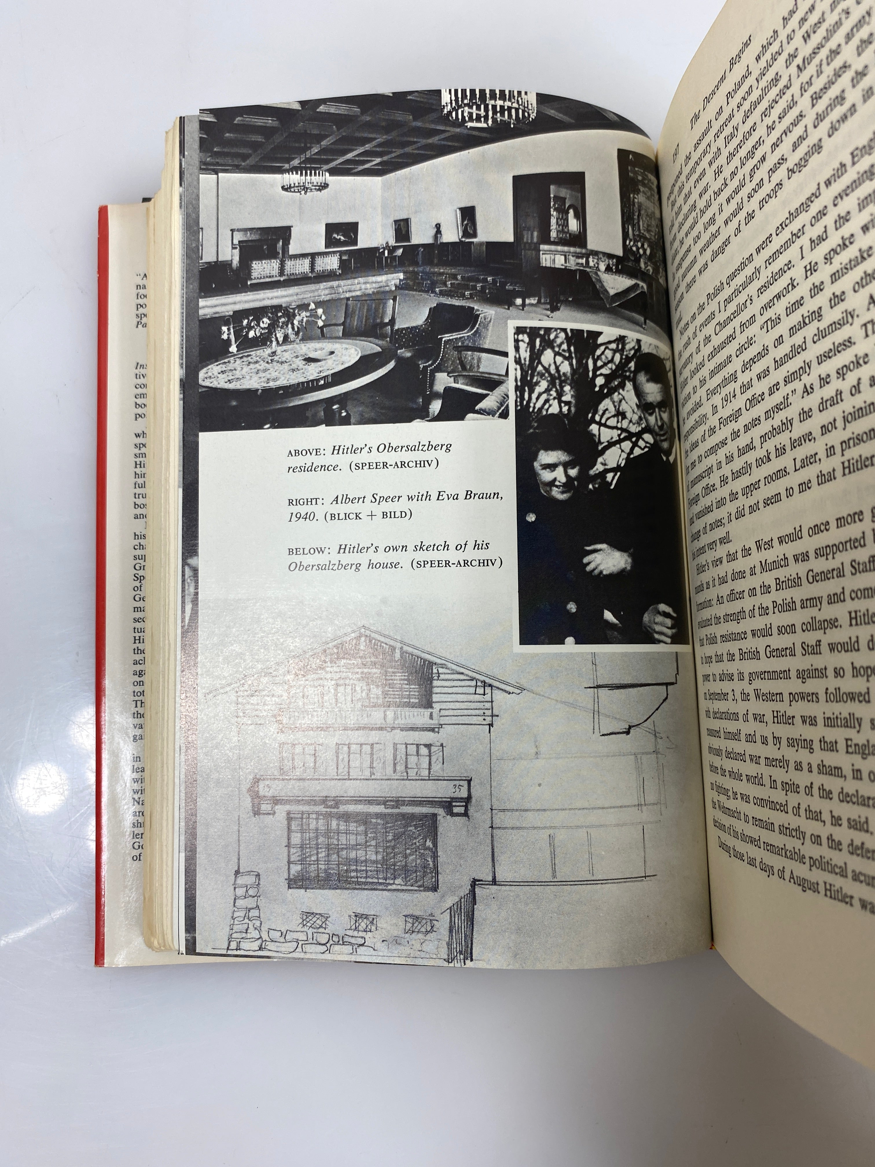 Inside the Third Reich Memoirs by Speer 1970 HCDJ