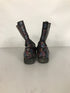 Steve Madden Floral Print Troopa Combat Boots Women's Size 8
