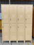 8 Cream Metal Locker Set