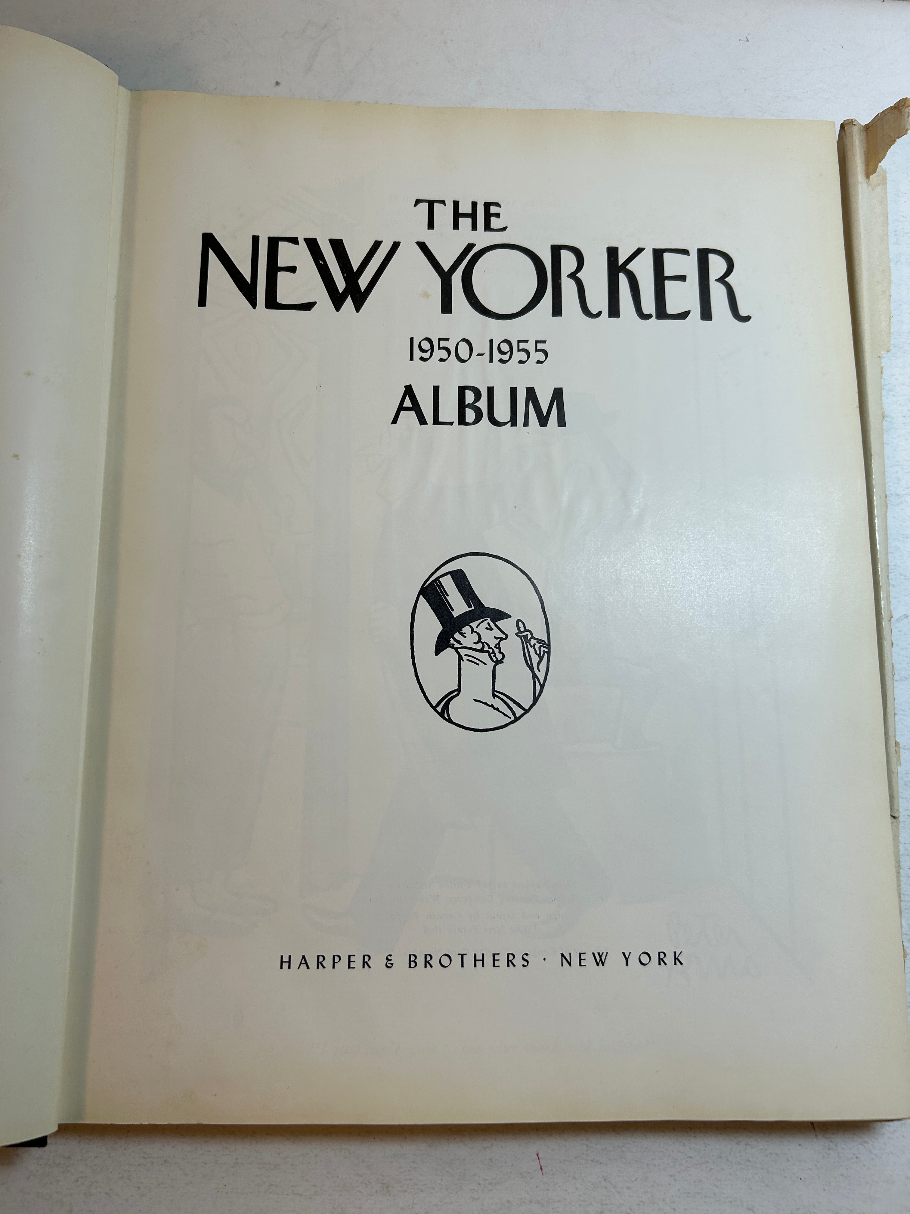 The New Yorker 1950-1955 Album Harper & Bros 1955 HCDJ