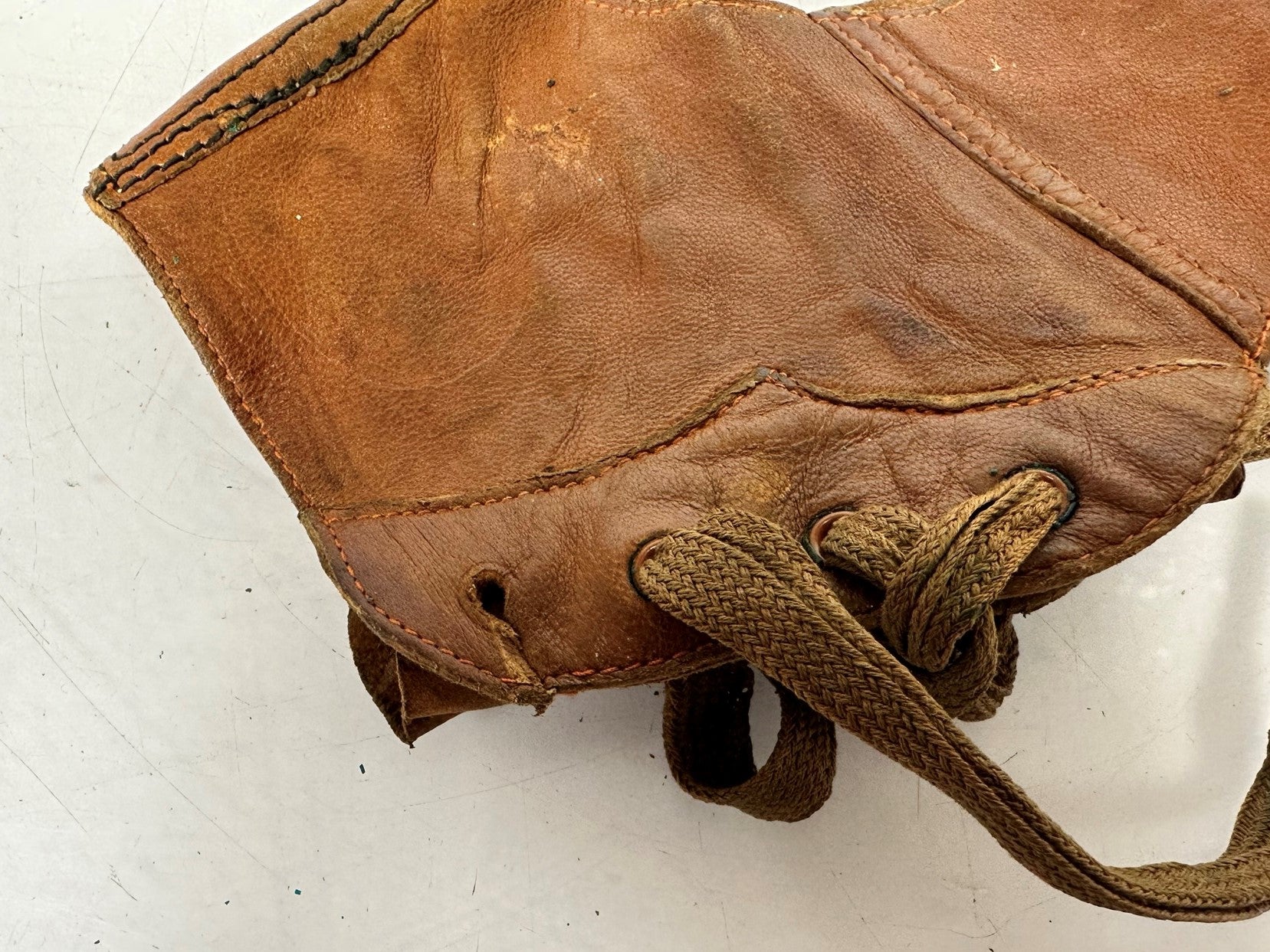 Pair of Vintage Leather Ankles Braces