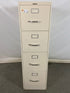 Steelcase Cream 4-Drawer Metal Filing Cabinet