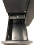 Haworth Office Closet Black Cabinet With Drawers & Shelves