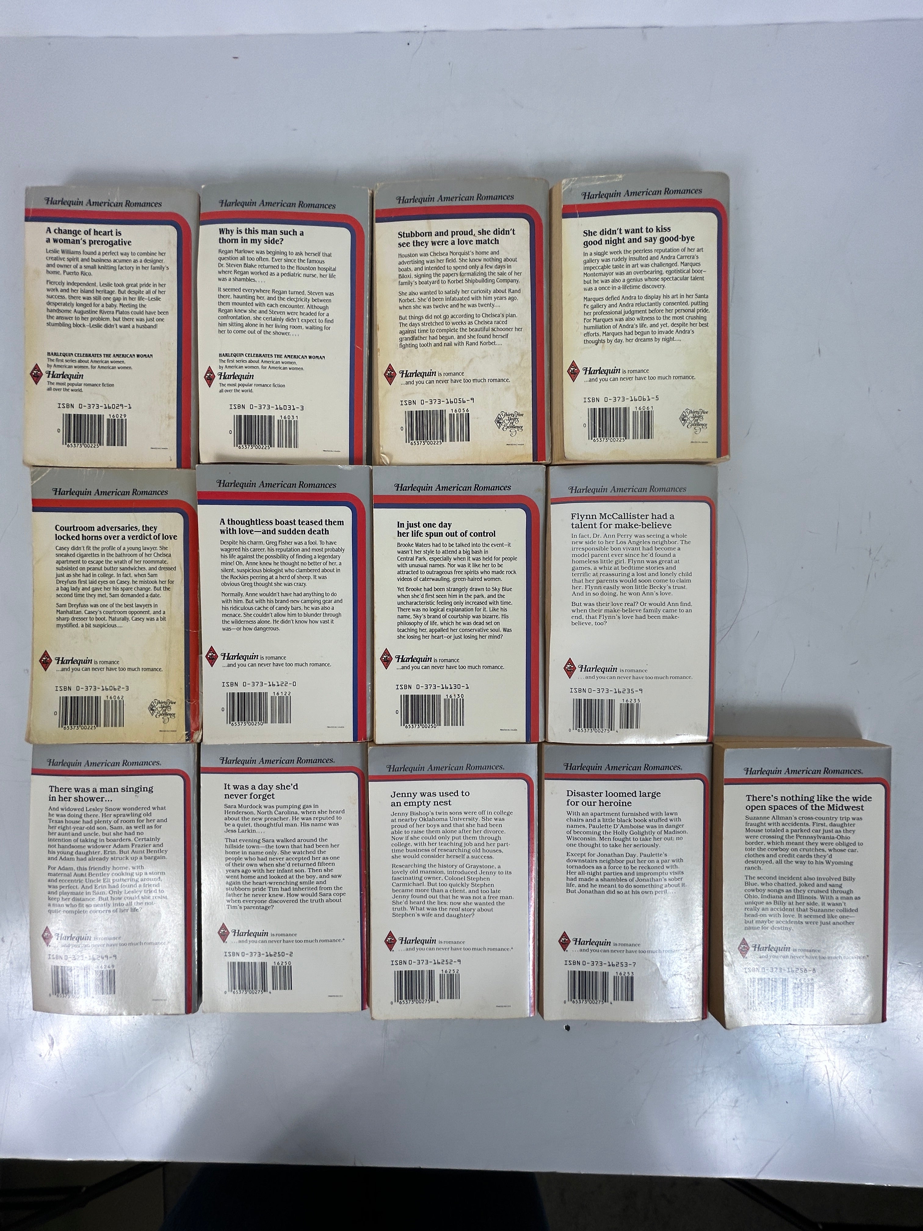 Lot of 13 Harlequin American Romance Novels SC