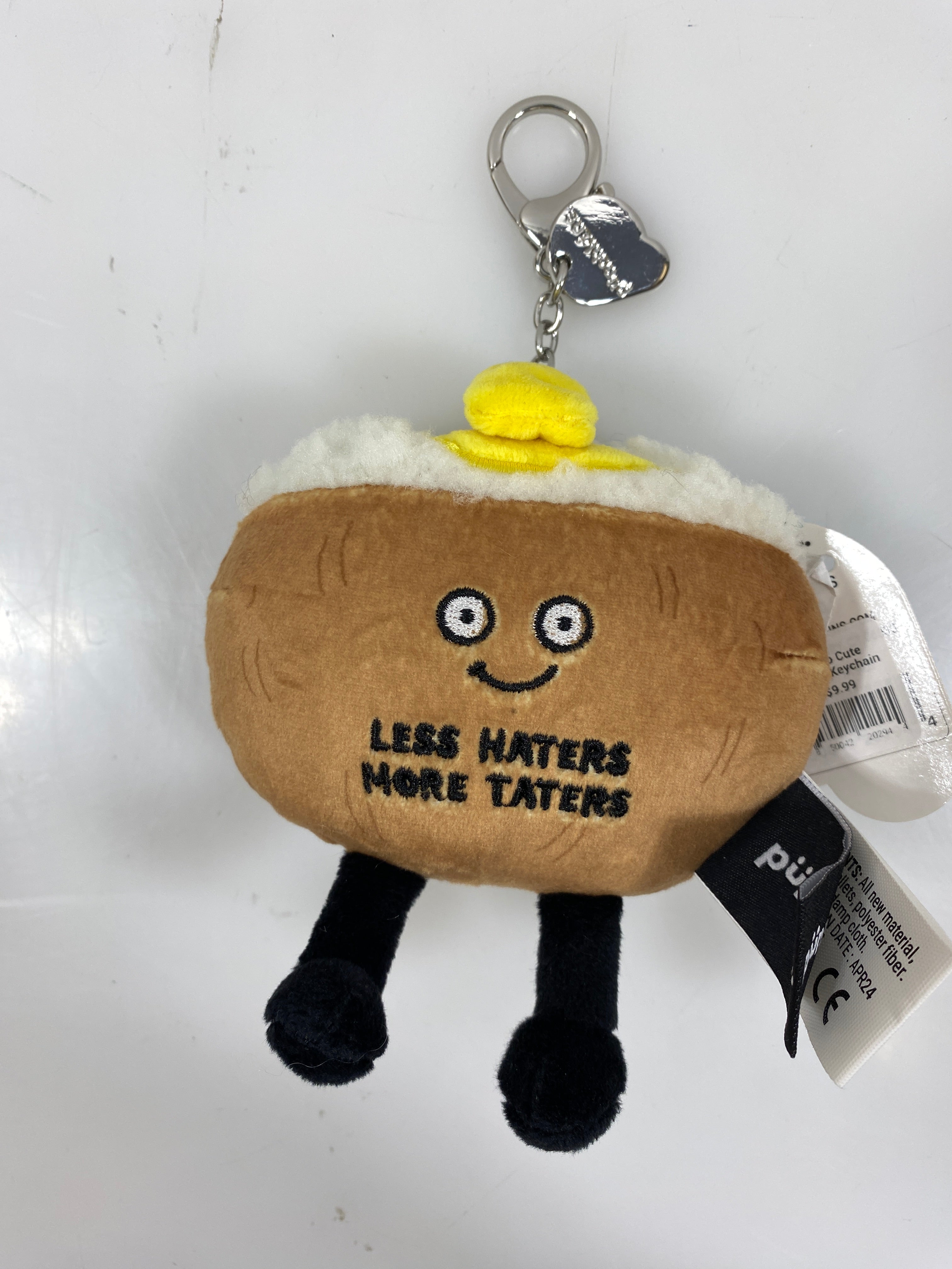 Punchkins Puffies Loaded Potato Plush Keychain