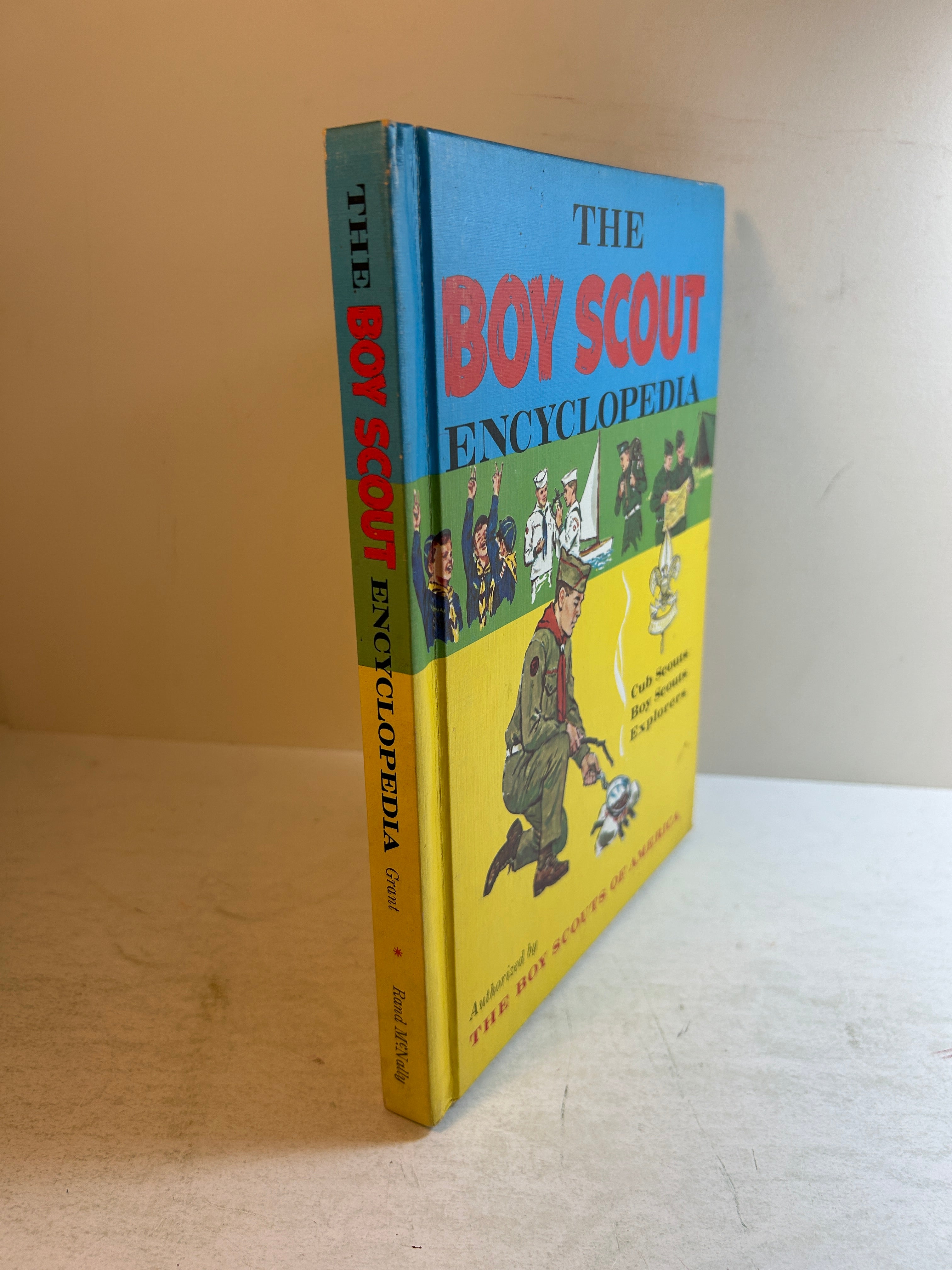 The Boy Scout Encyclopedia Bruce Grant Rand McNally 6th Print 1965 HC
