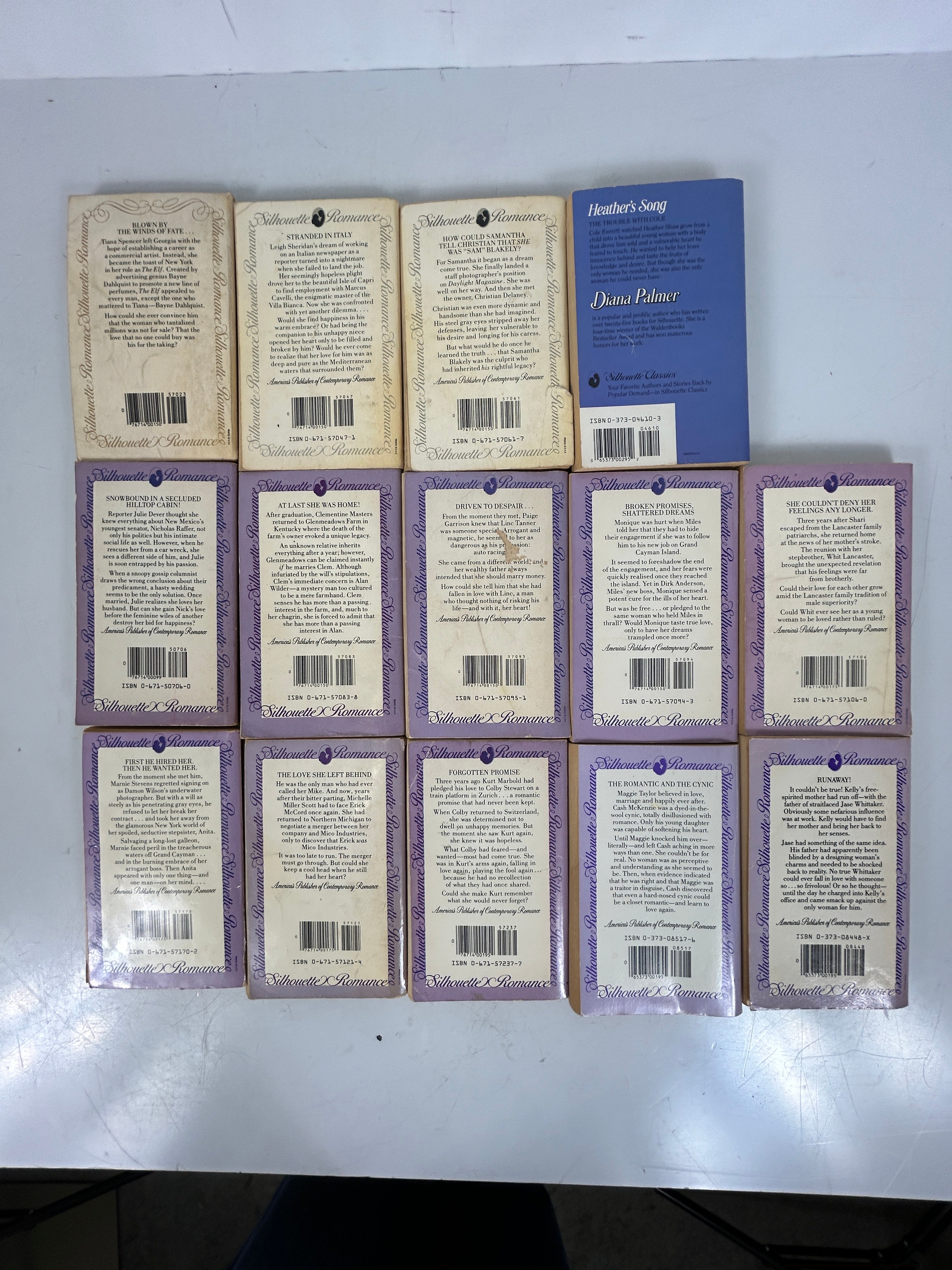 Lot of 14 Silhouette Romance Novels SC