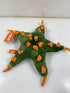 Wild Republic Green and Orange Sea Star Plush Toy