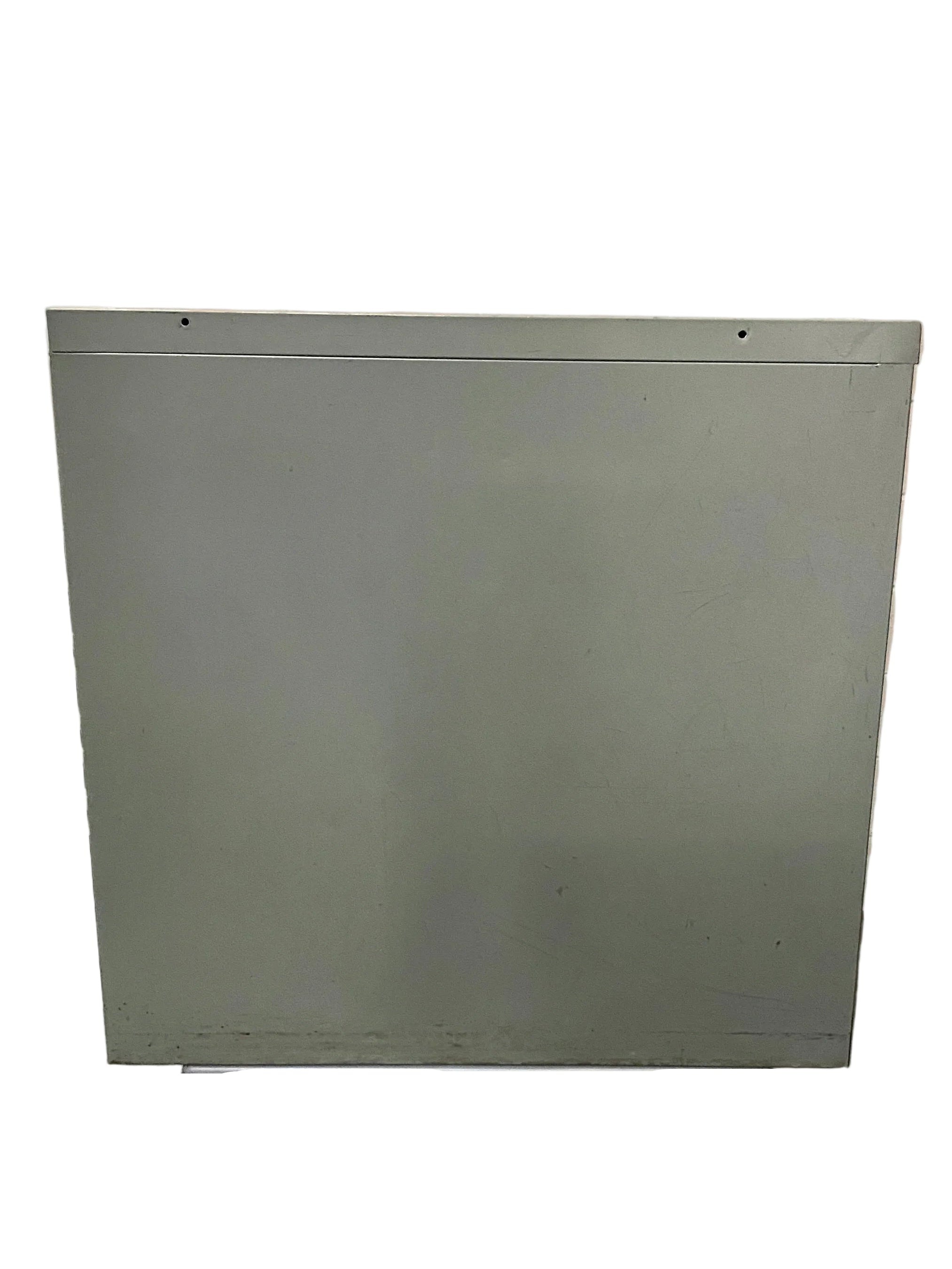 Steelcase Grey 2 Drawer Thumb Latch File Cabinet