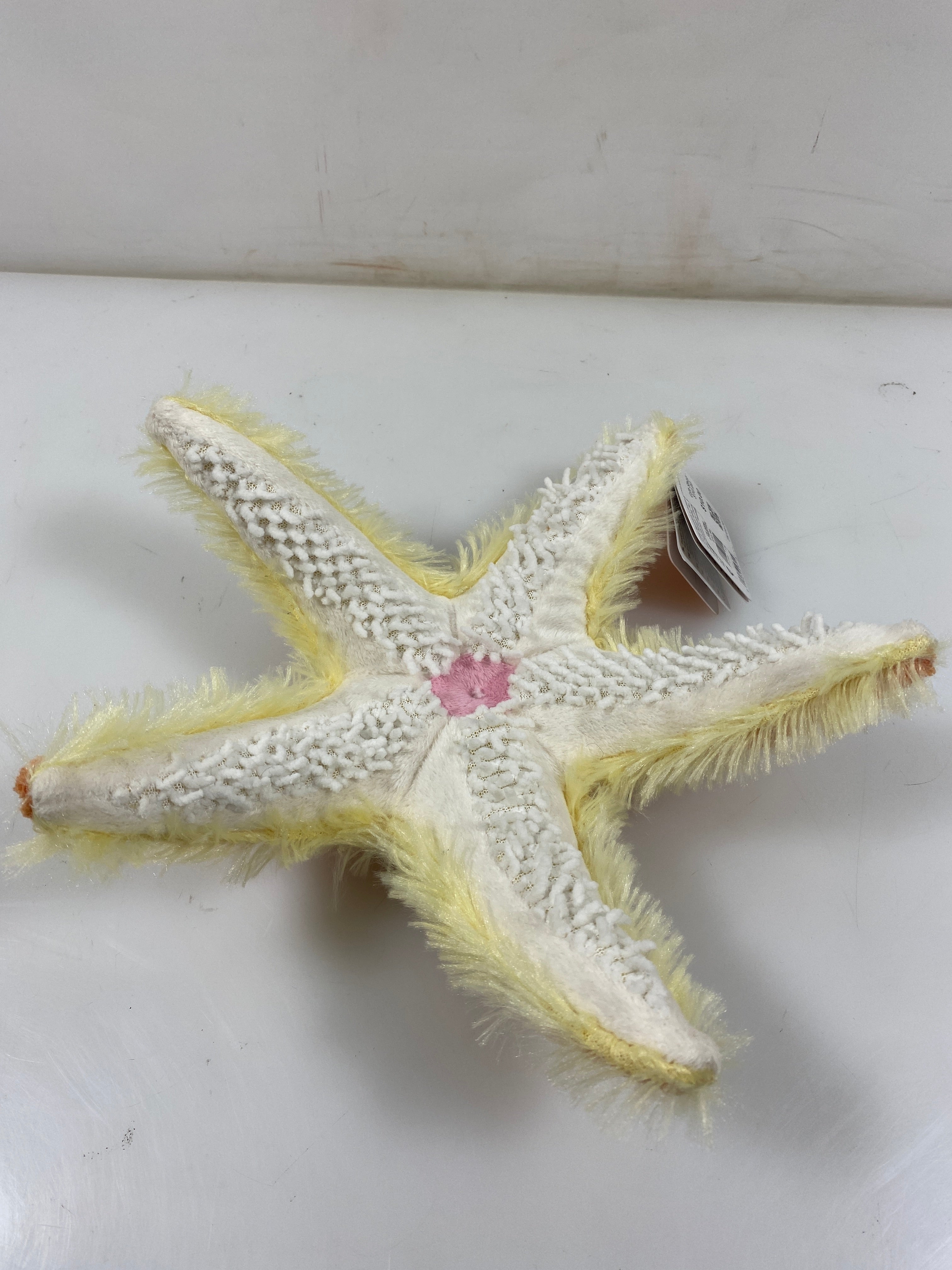 Wild Republic Orange and Yellow Sea Star Plush Toy