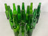 Lot of 15 Vintage Green Glass Bottles