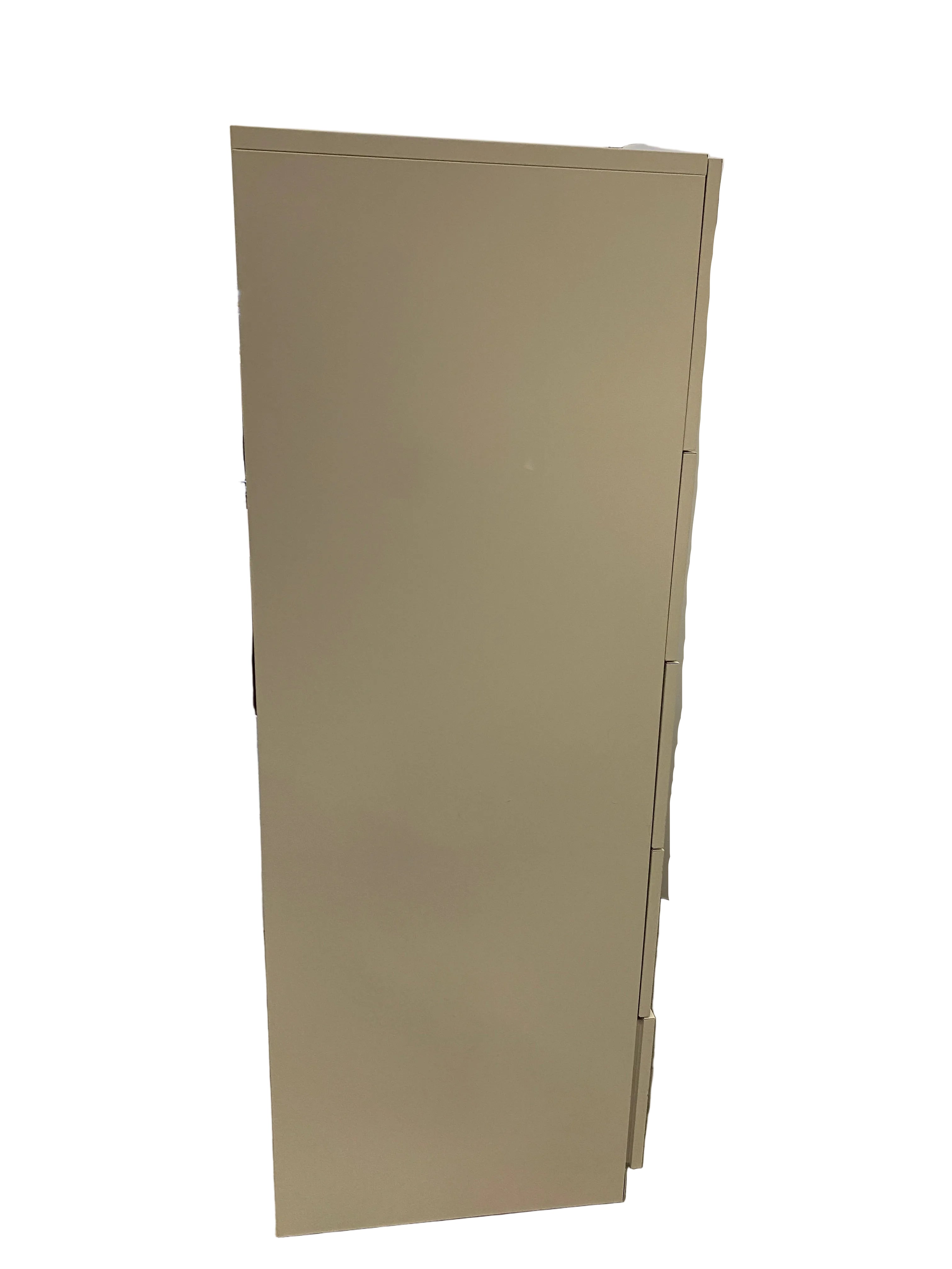 Steelcase Right Side Closet Tan Cabinet With Drawers