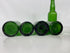 Lot of 15 Vintage Green Glass Bottles