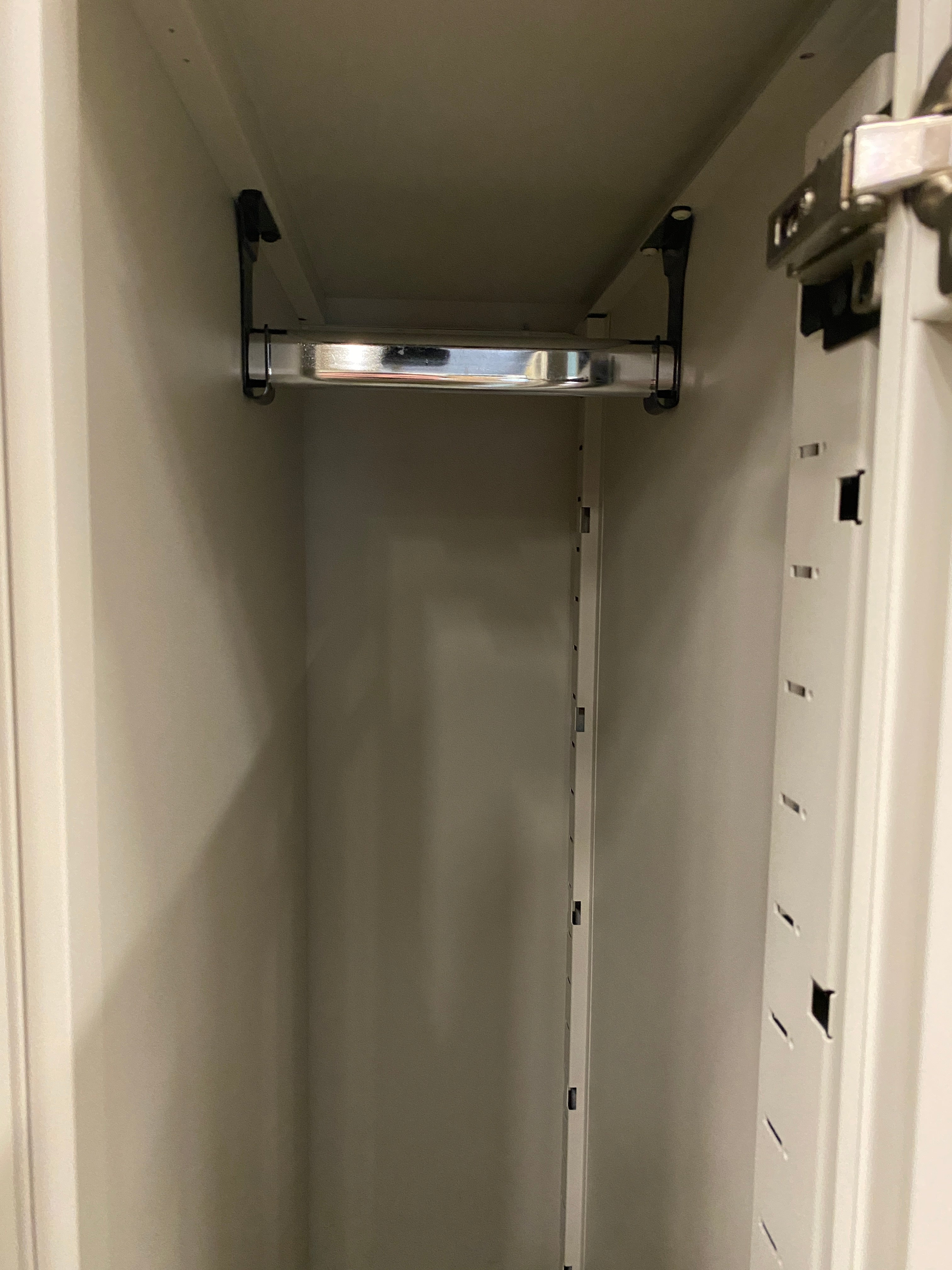 Steelcase Right Side Closet Tan Cabinet With Drawers