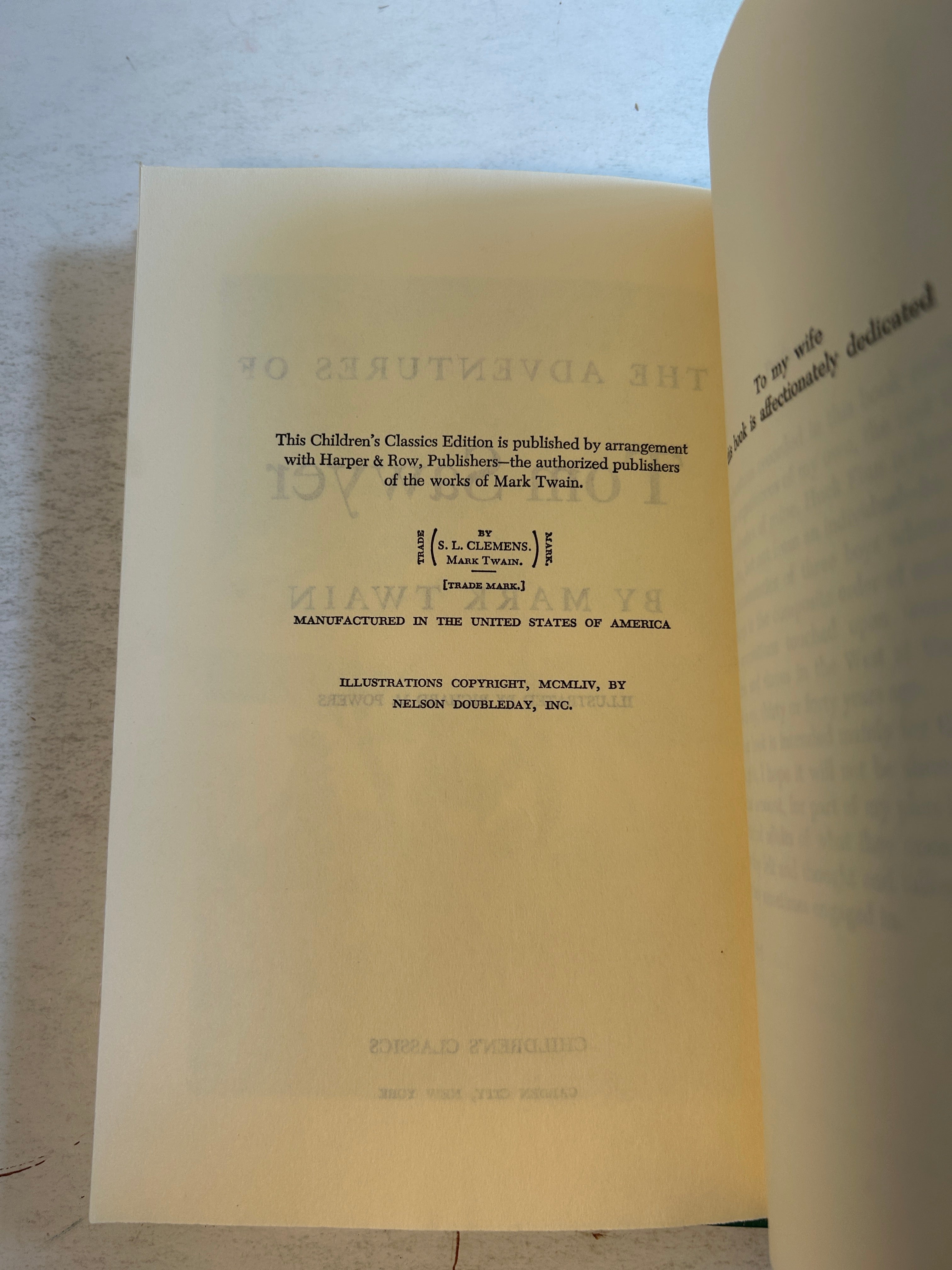 The Adventures of Tom Sawyer Mark Twain Ill Richard M. Powers 1954 HC