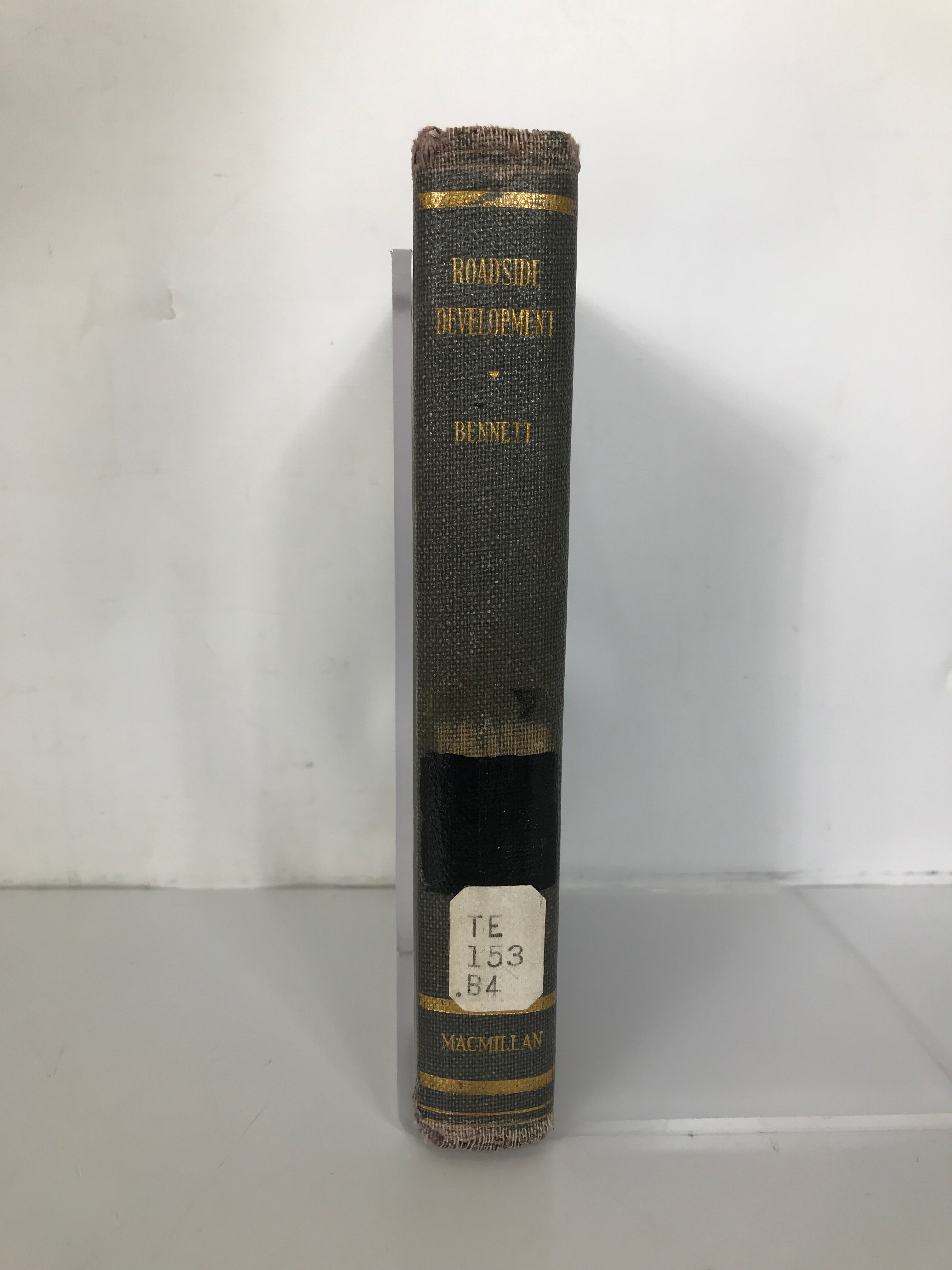 Roadside Development J.M. Bennett 1929 Antique HC Ex-Library