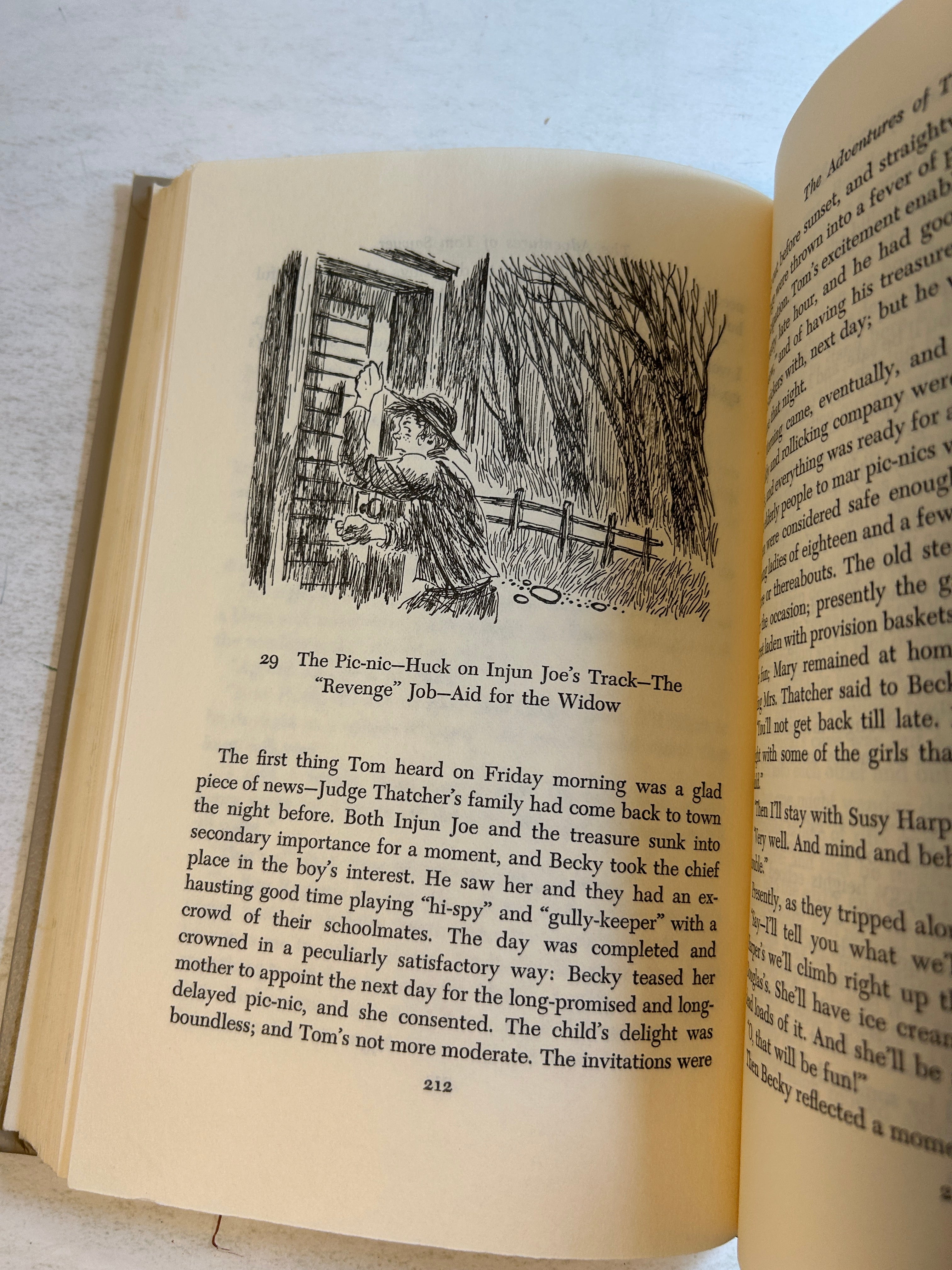 The Adventures of Tom Sawyer Mark Twain Ill Richard M. Powers 1954 HC