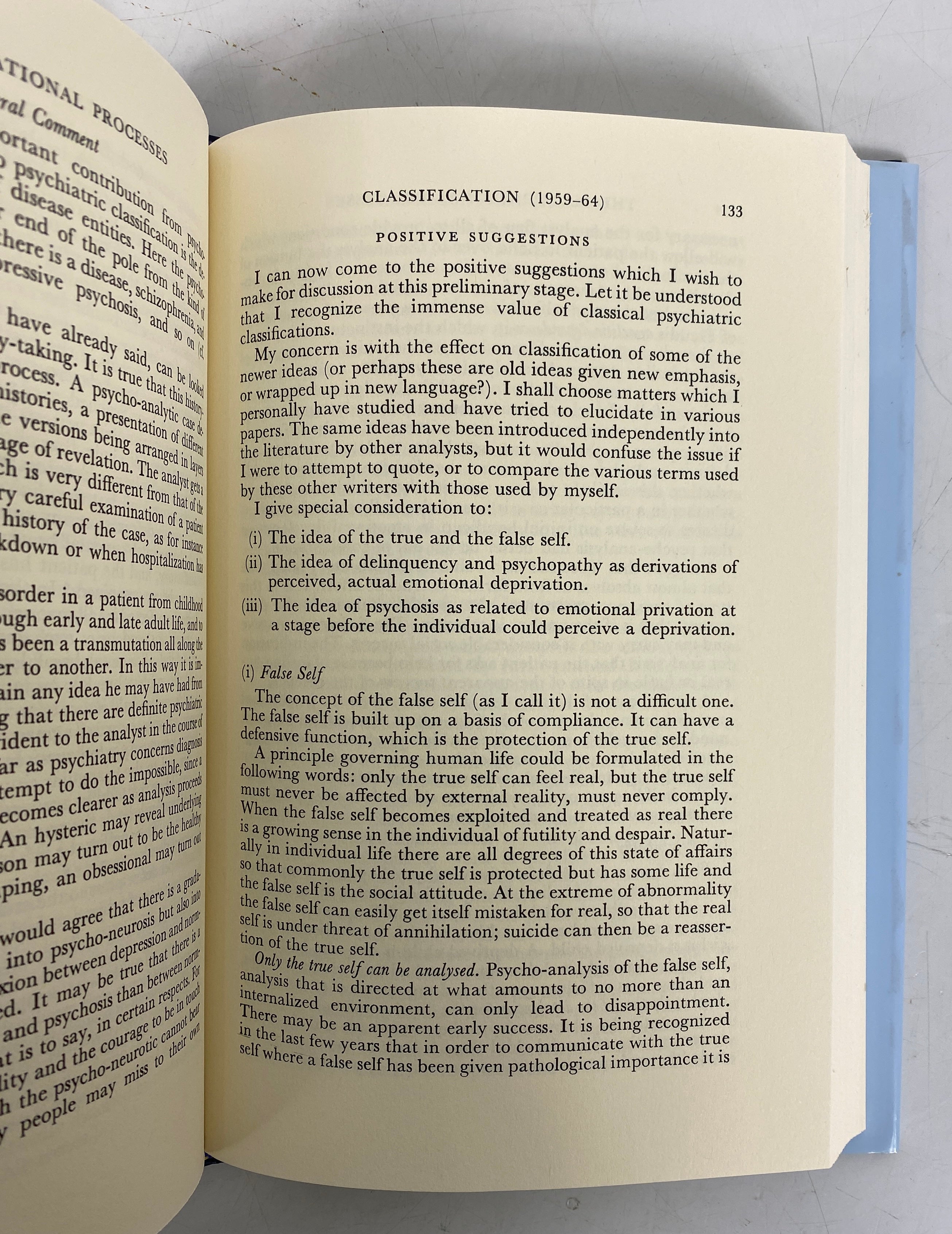 2 Vols: Maturational Processes (Winnicott)/Schizoid Phenomena (Guntrip) HC