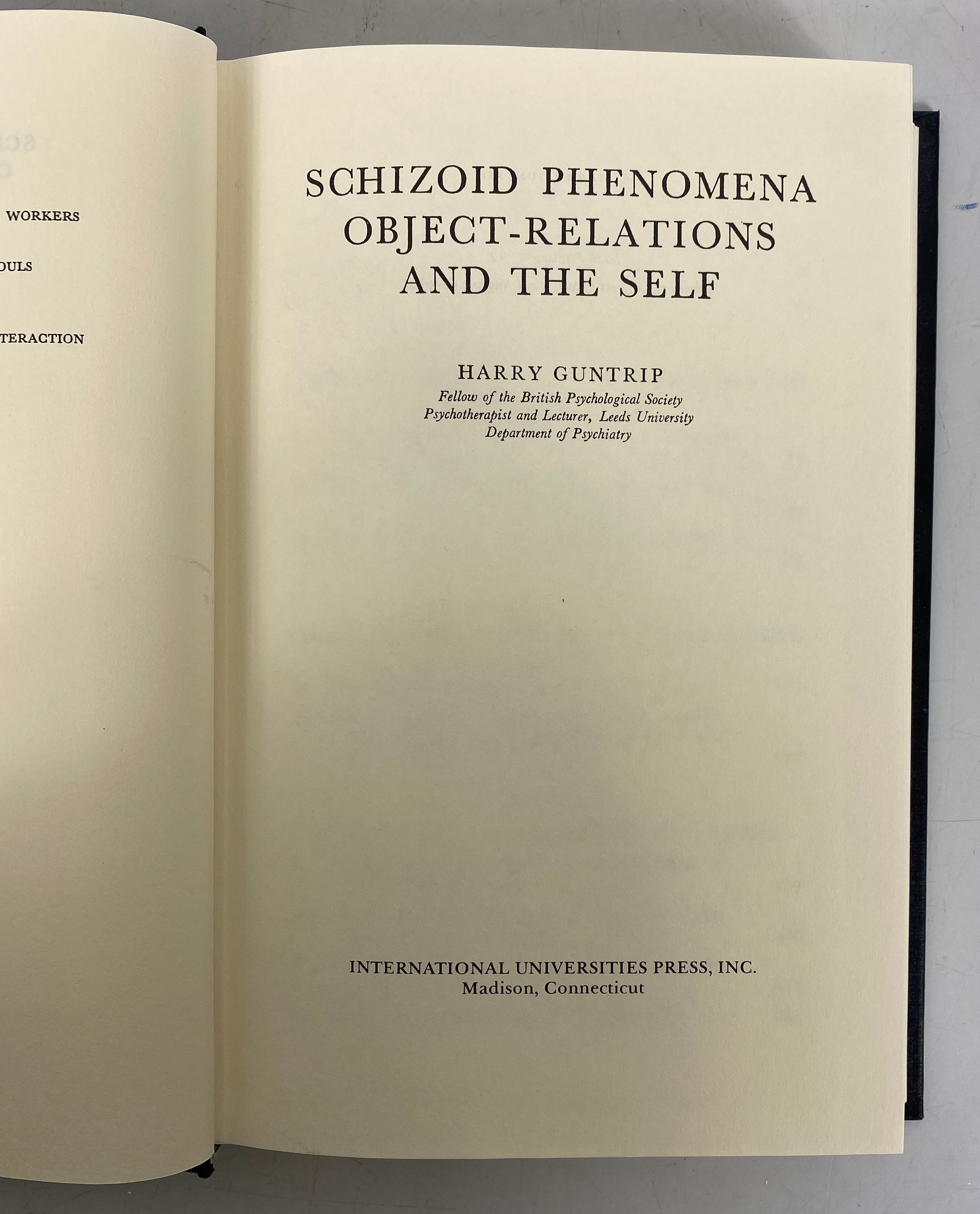 2 Vols: Maturational Processes (Winnicott)/Schizoid Phenomena (Guntrip) HC