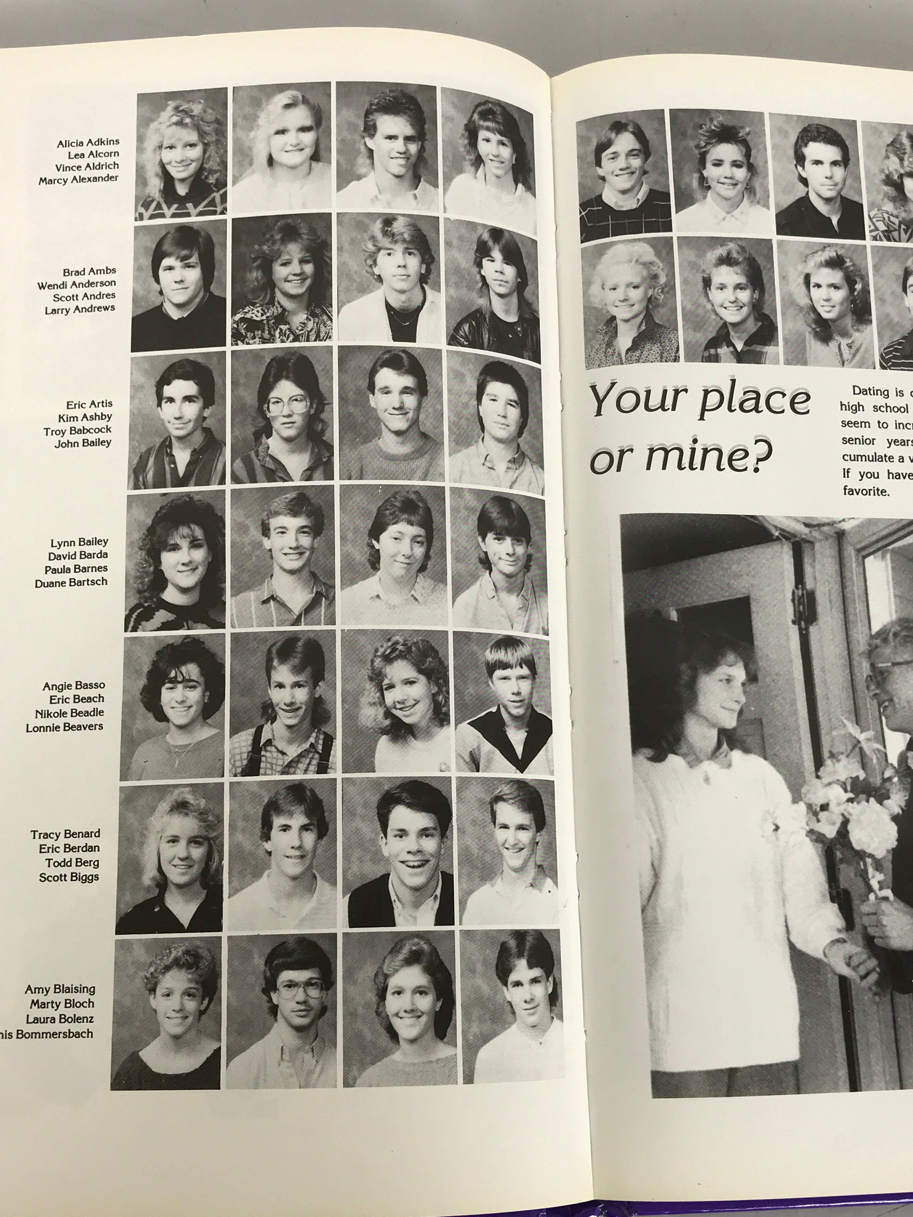 1987 Lakeview High School Yearbook Battle Creek Michigan HC