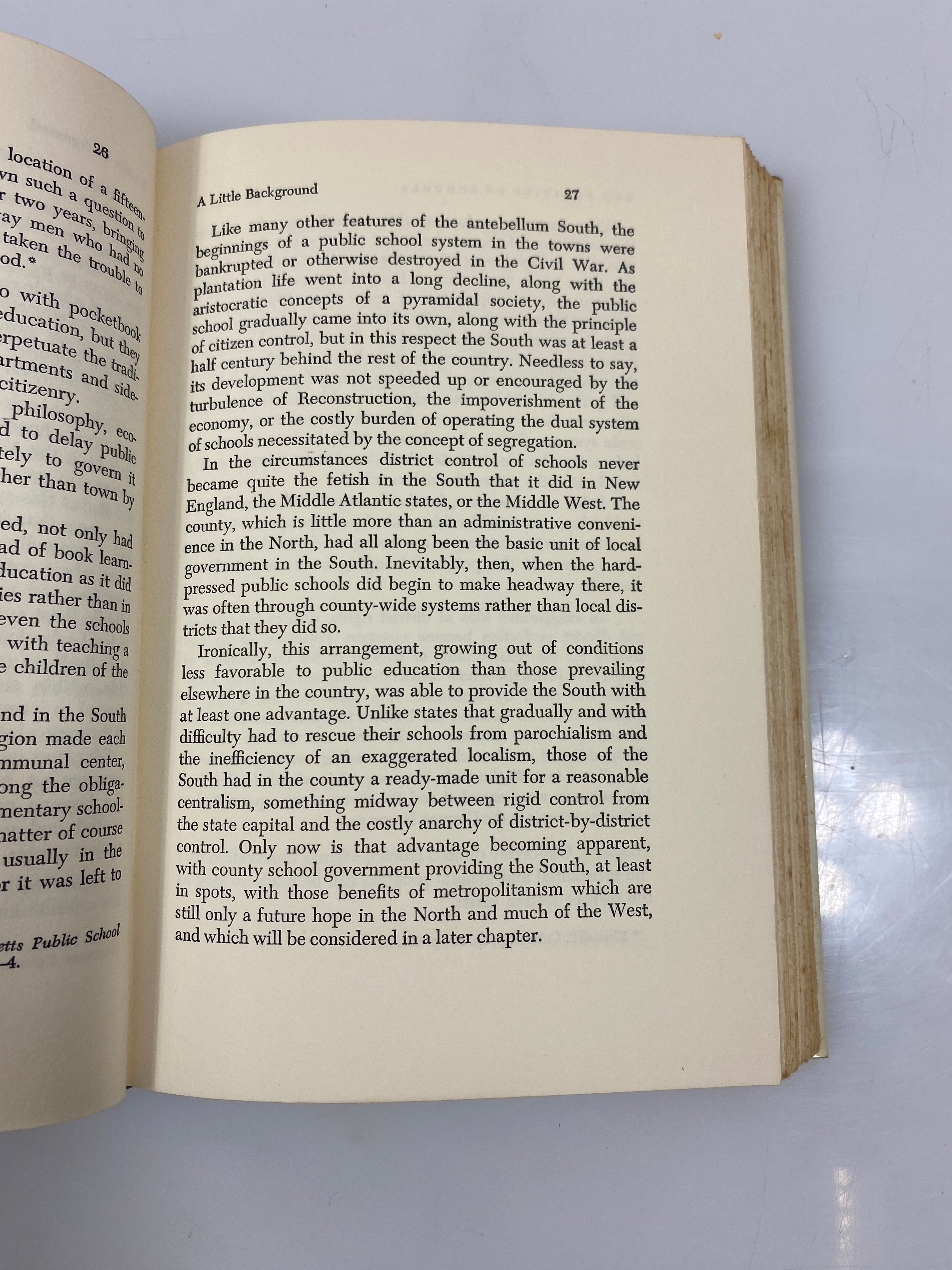 The Politics of Schools by Bendiner 1969 1st Ed. HCDJ
