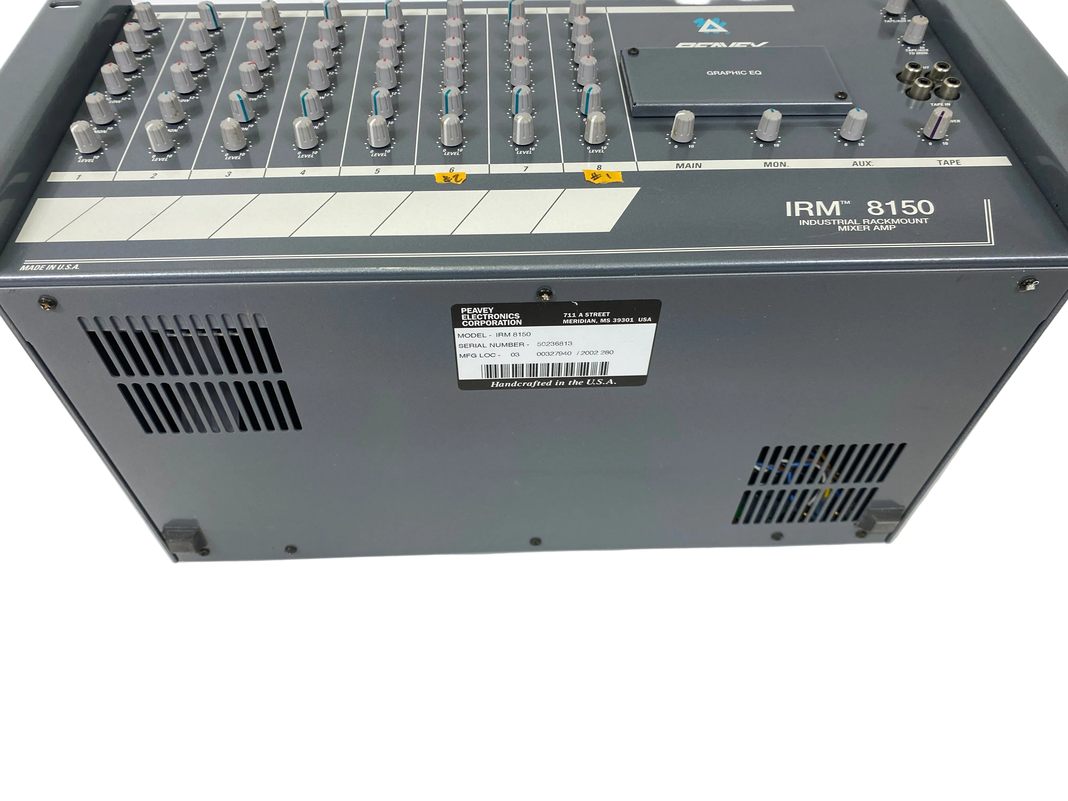 PEAVEY IRM 8150 Industrial Rackmount Mixer Amp