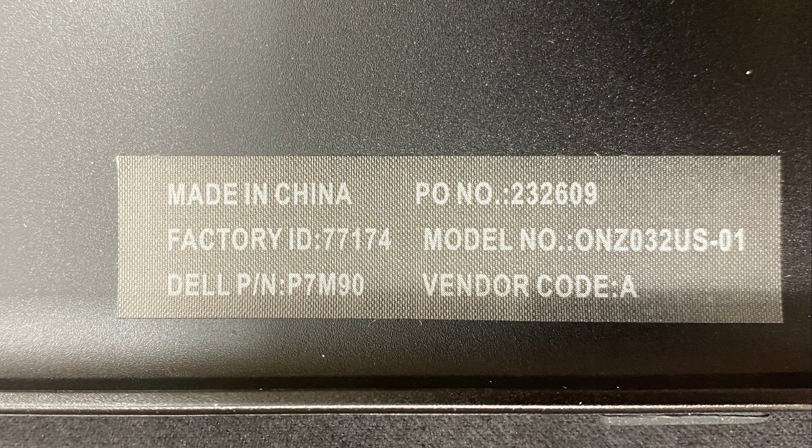 Dell P7M90 Tablet Folio 8" Case *New*