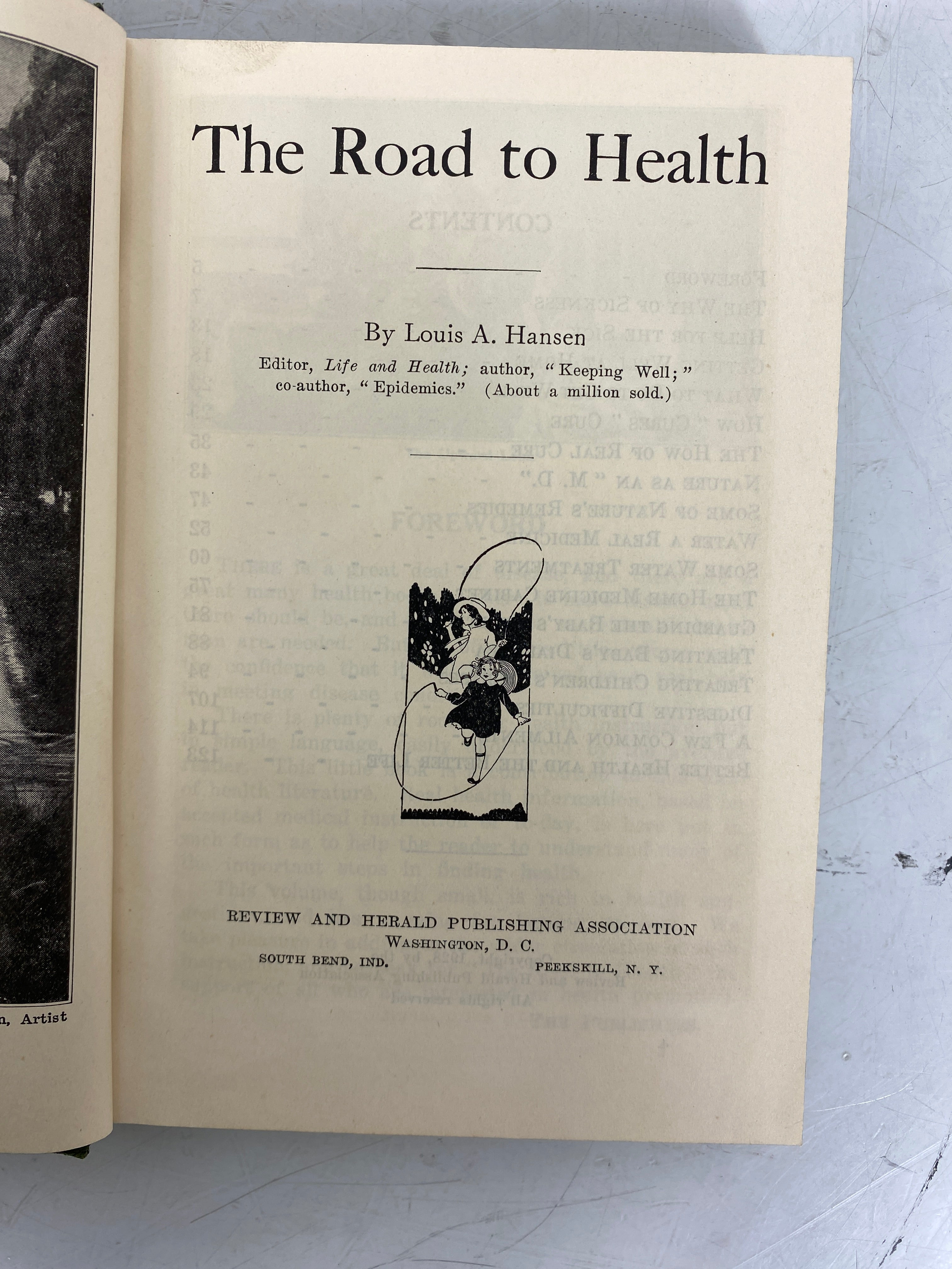 The Road to Health Bound Health Newsletters c1928 Hansen/Cornforth HC