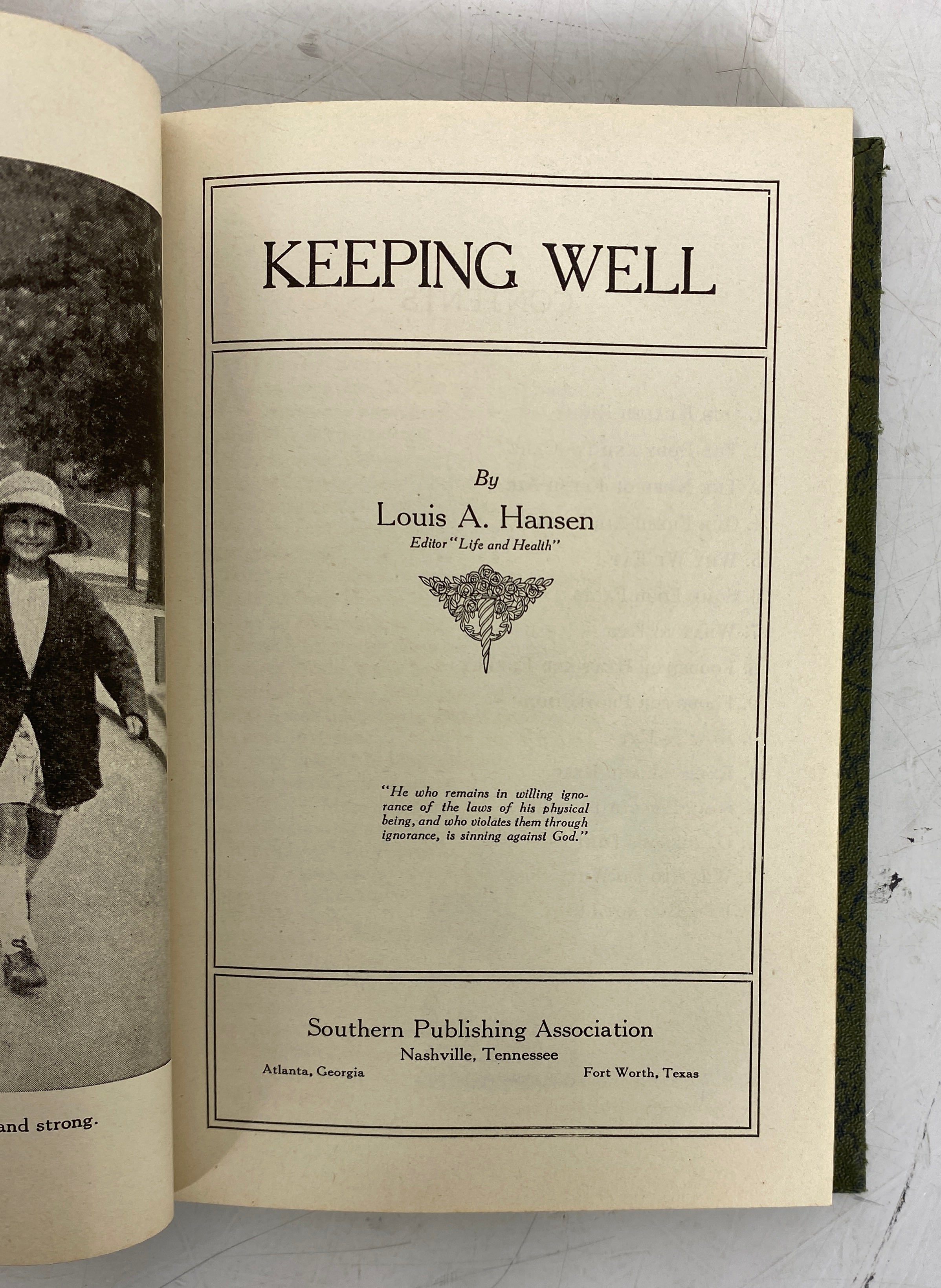 The Road to Health Bound Health Newsletters c1928 Hansen/Cornforth HC