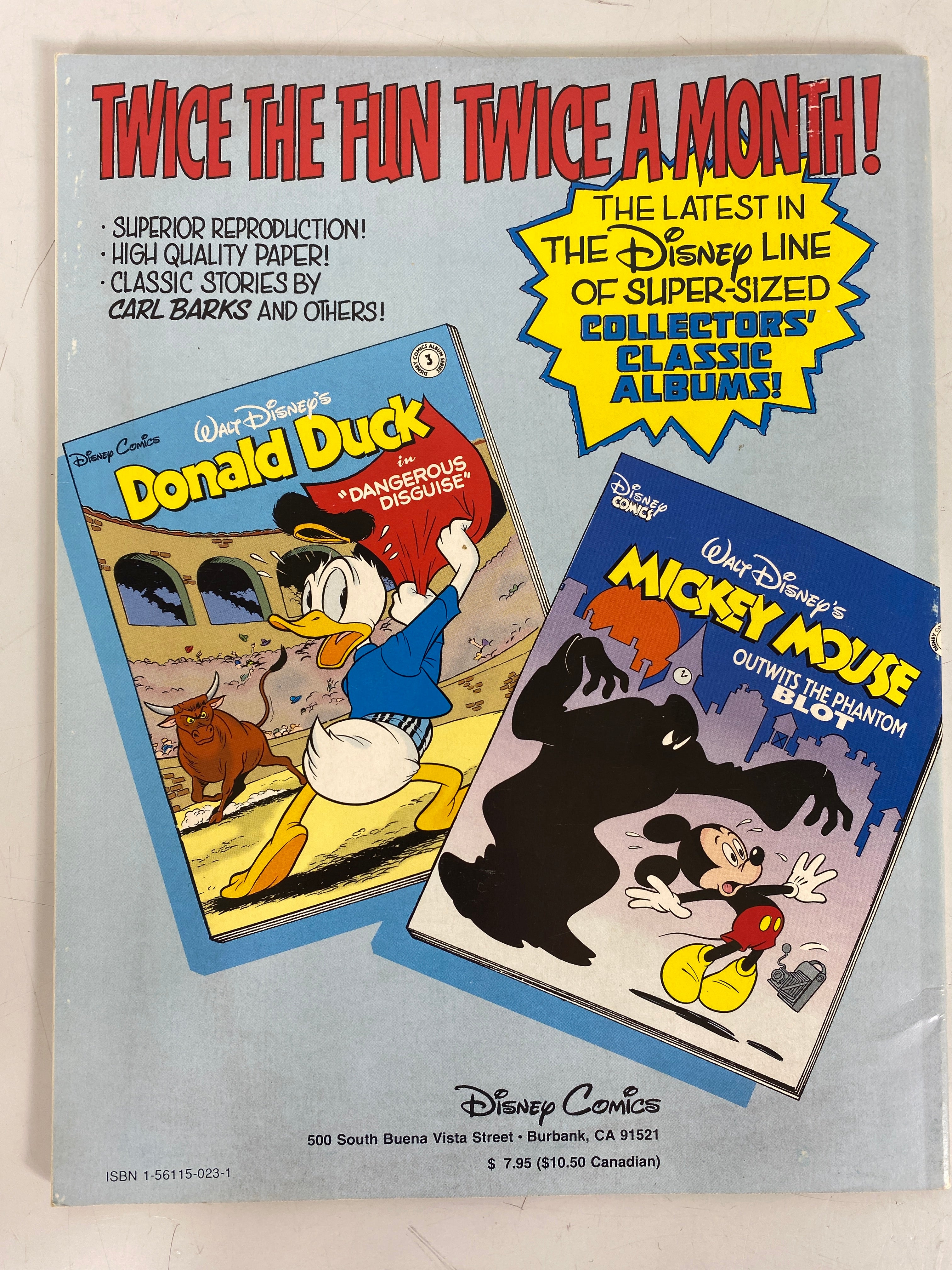 Disney Comics Album Series #3 Donald Duck 1990