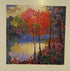 Impressionist Painting of Lakeside View