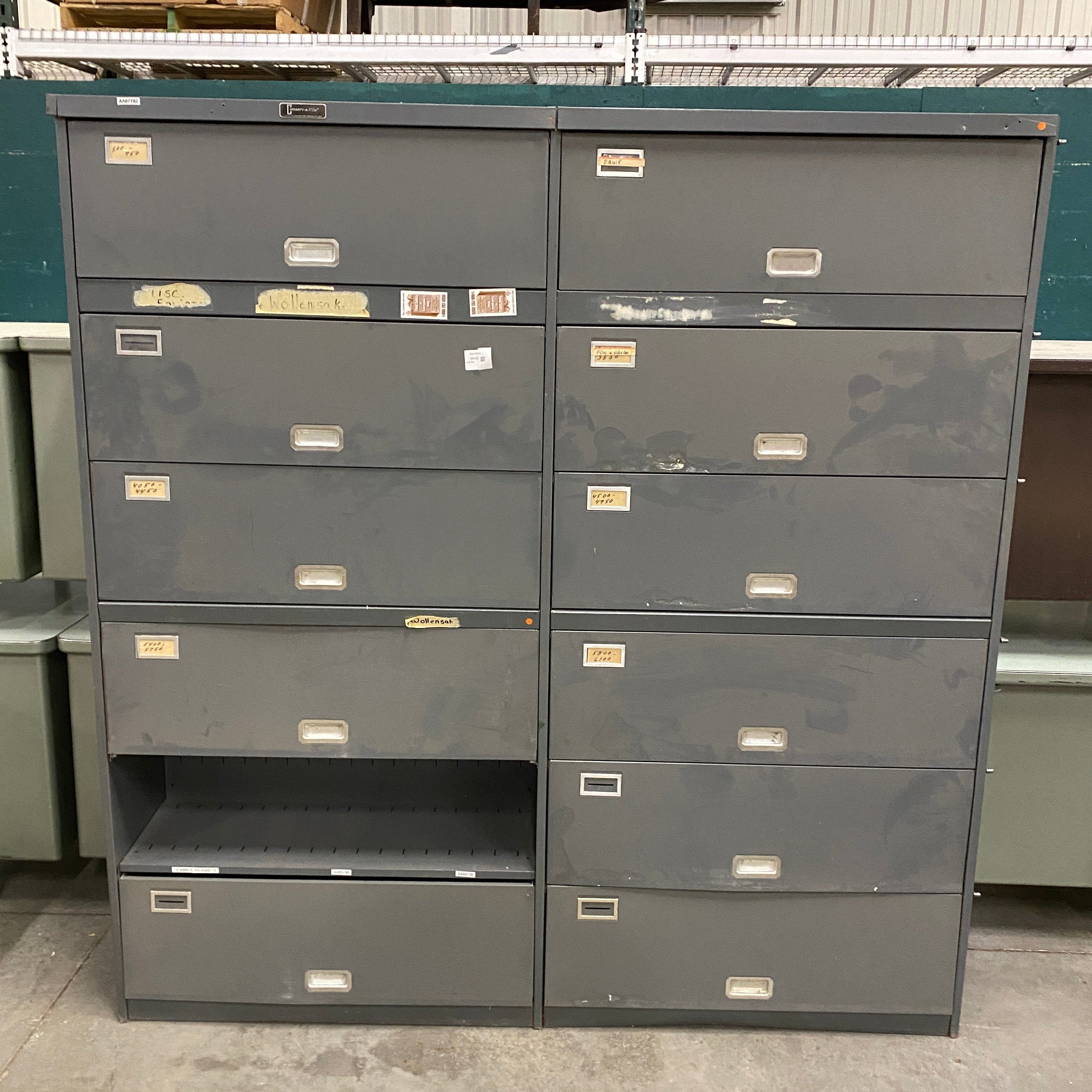 Conserv-a-file Double Wide Lateral File Cabinet