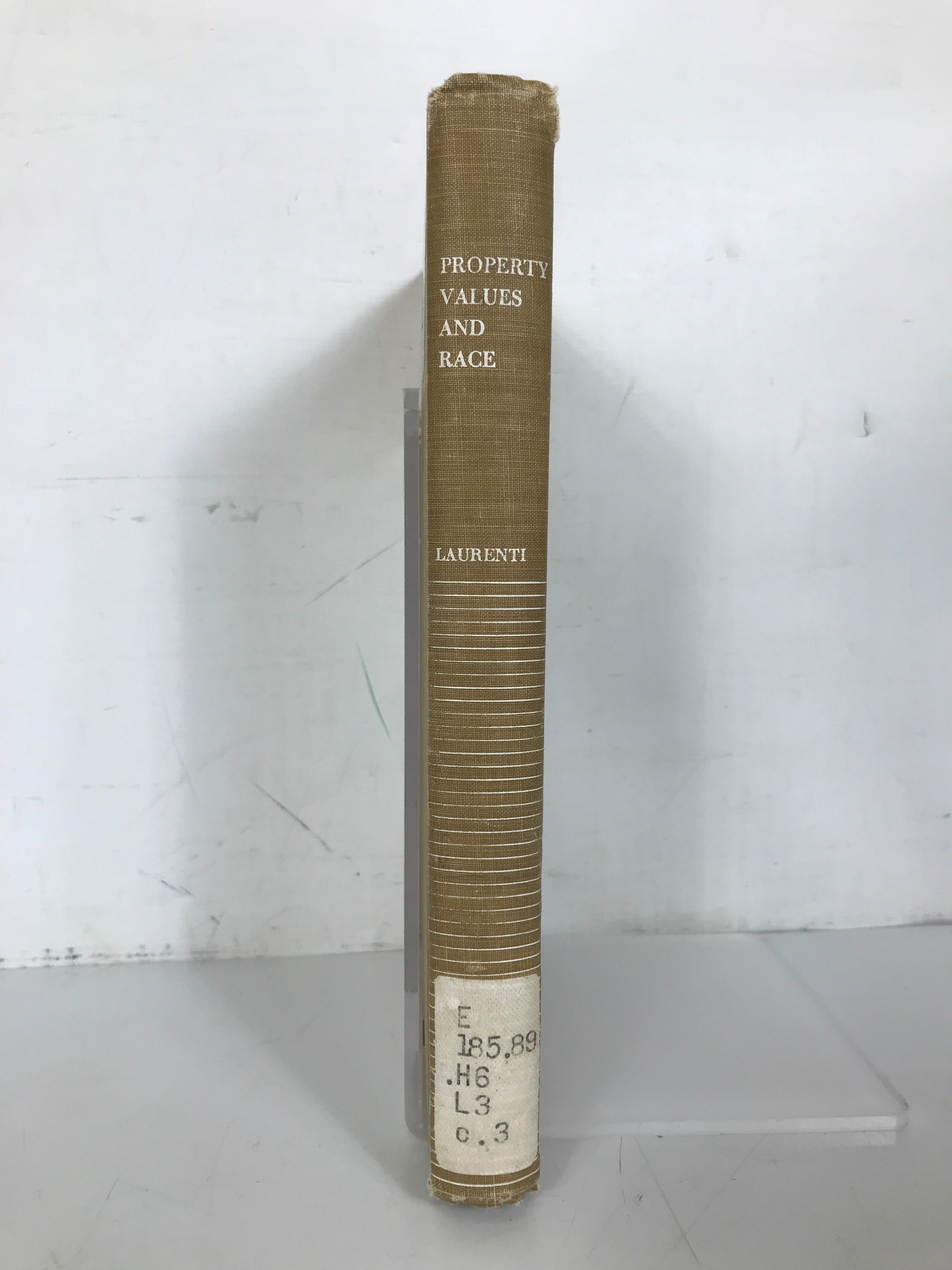 Property Values and Race in 7 Cities Laurenti 1961, 2nd Print Ex-Library