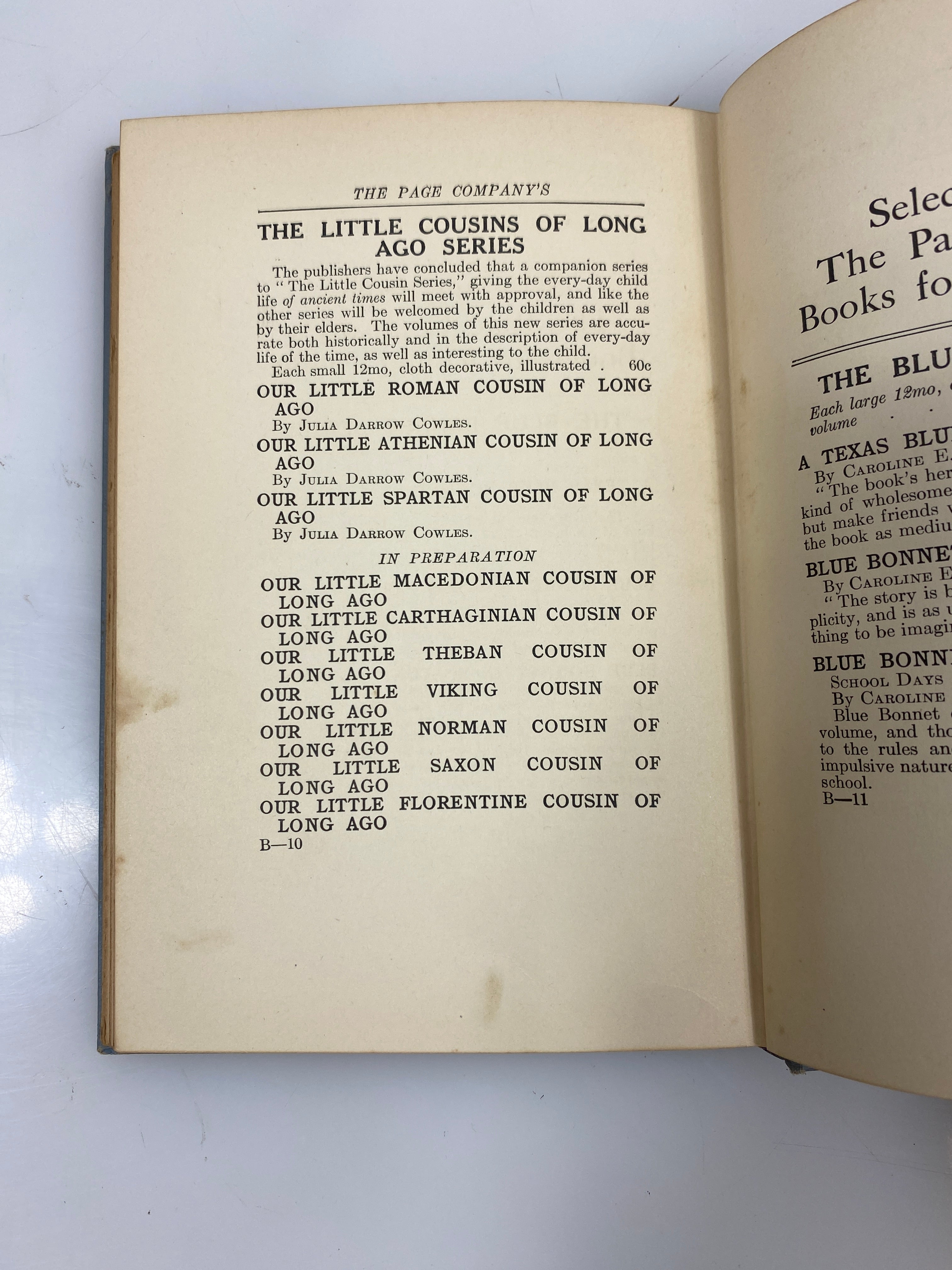 Editha's Burglar by Burnett The Page Company 1888 HC