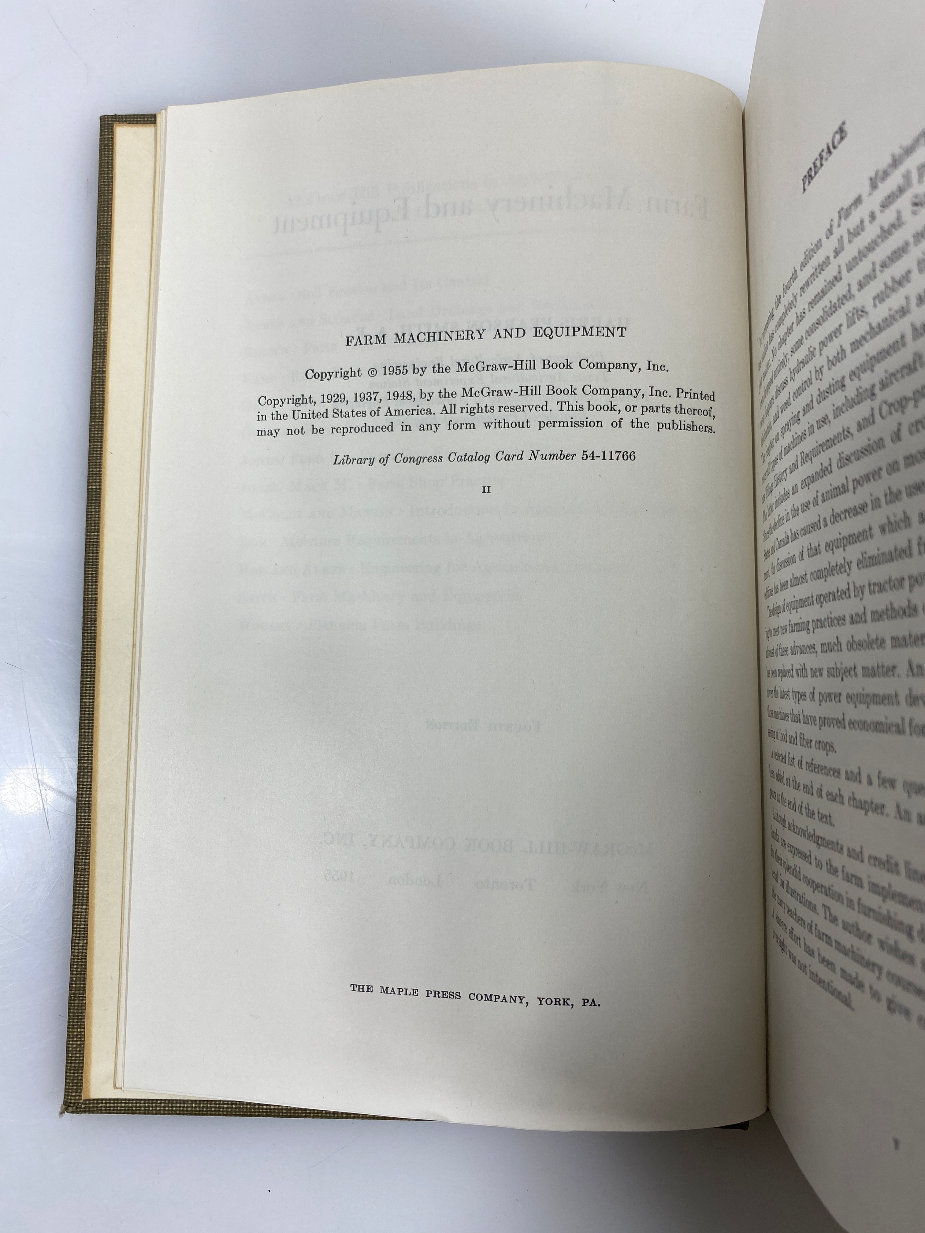 Lot of 2 Farm Books: Machinery and Equipment/Gas Engines and Tractors 4th Ed. HC