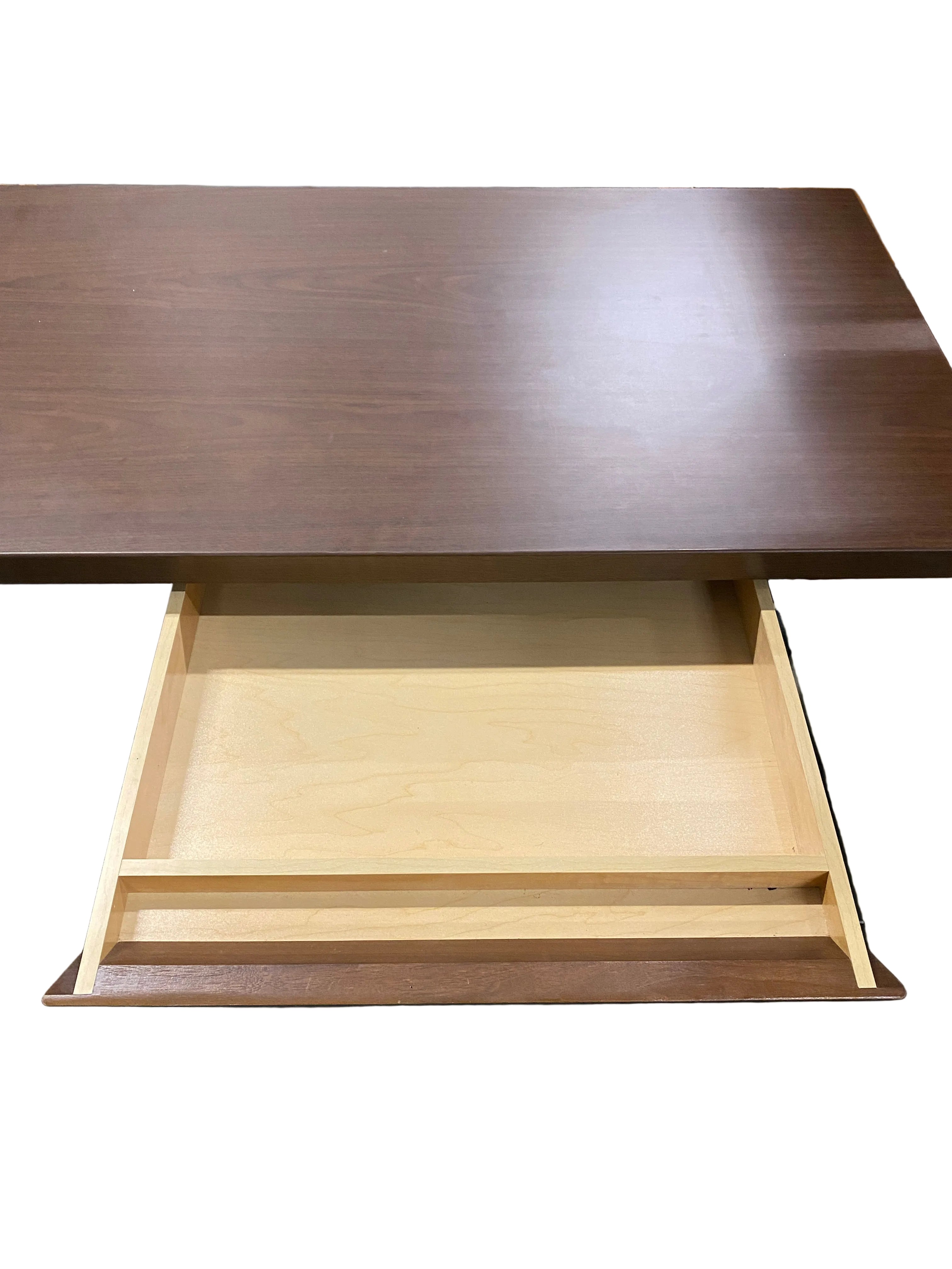 Laminate Cherry Desk With Stationary Drawer