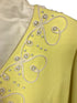 Vintage Saks Fifth Avenue Christian Dior Women's Yellow Knee Length Dress