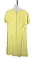 Vintage Saks Fifth Avenue Christian Dior Women's Yellow Knee Length Dress