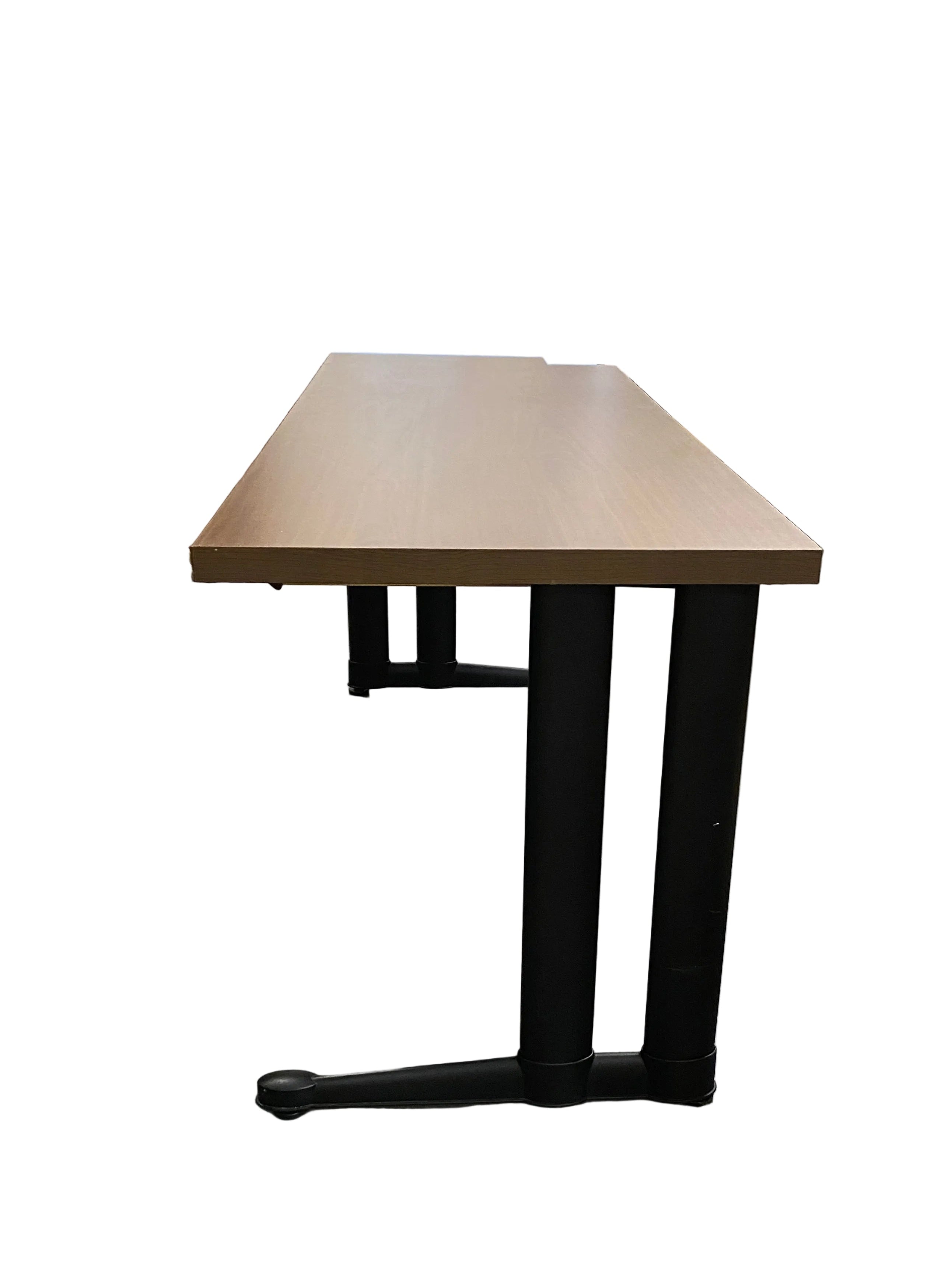 Laminate Cherry Desk With Stationary Drawer