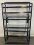 8 Shelf Black Display Rack