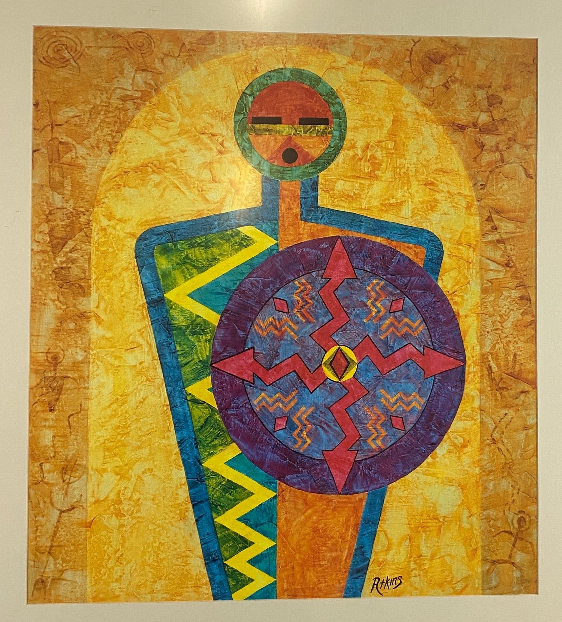 'The Gatekeeper' Painting Framed Print Artwork
