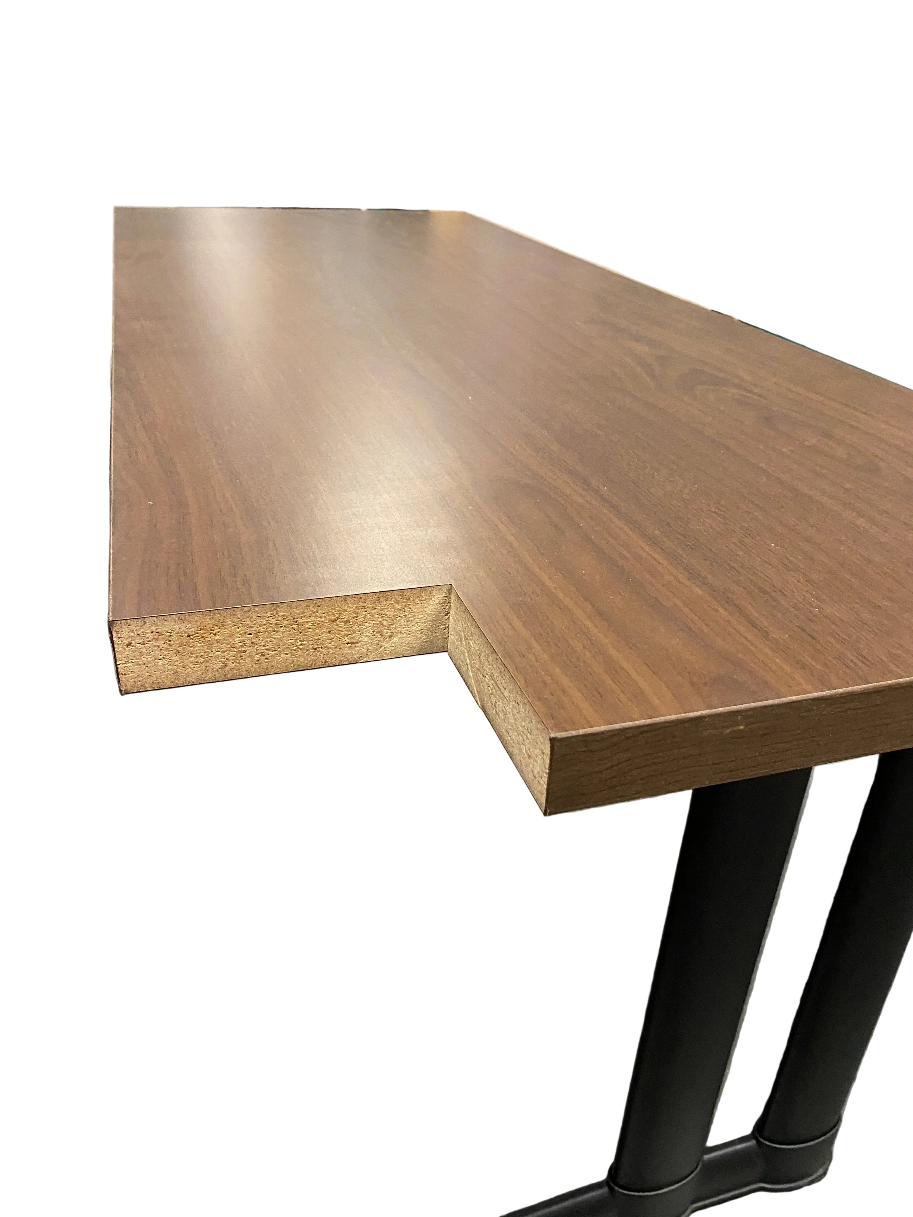 Laminate Cherry Desk With Stationary Drawer