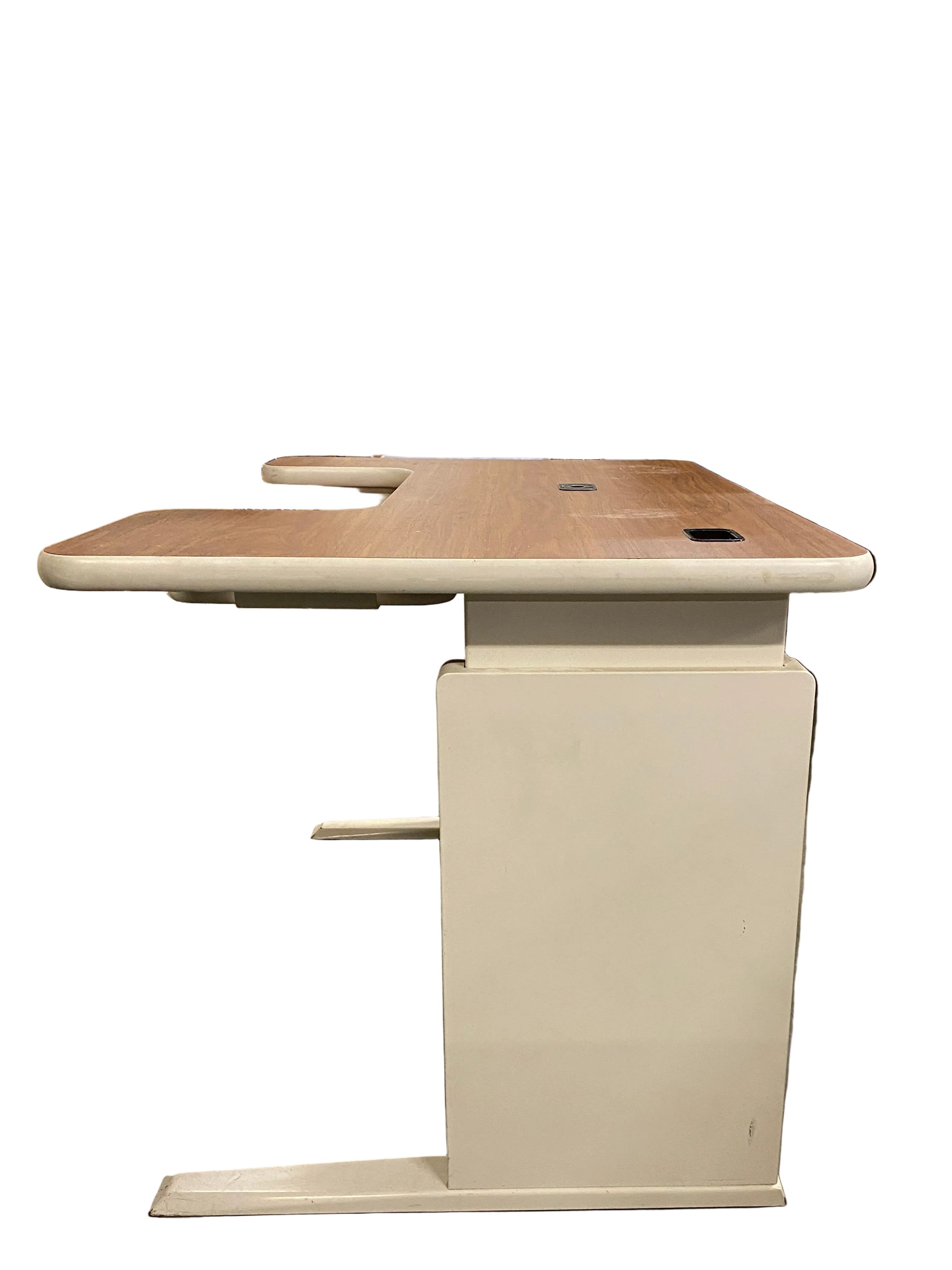 Laminate Oak Computer Desk With Keyboard Tray