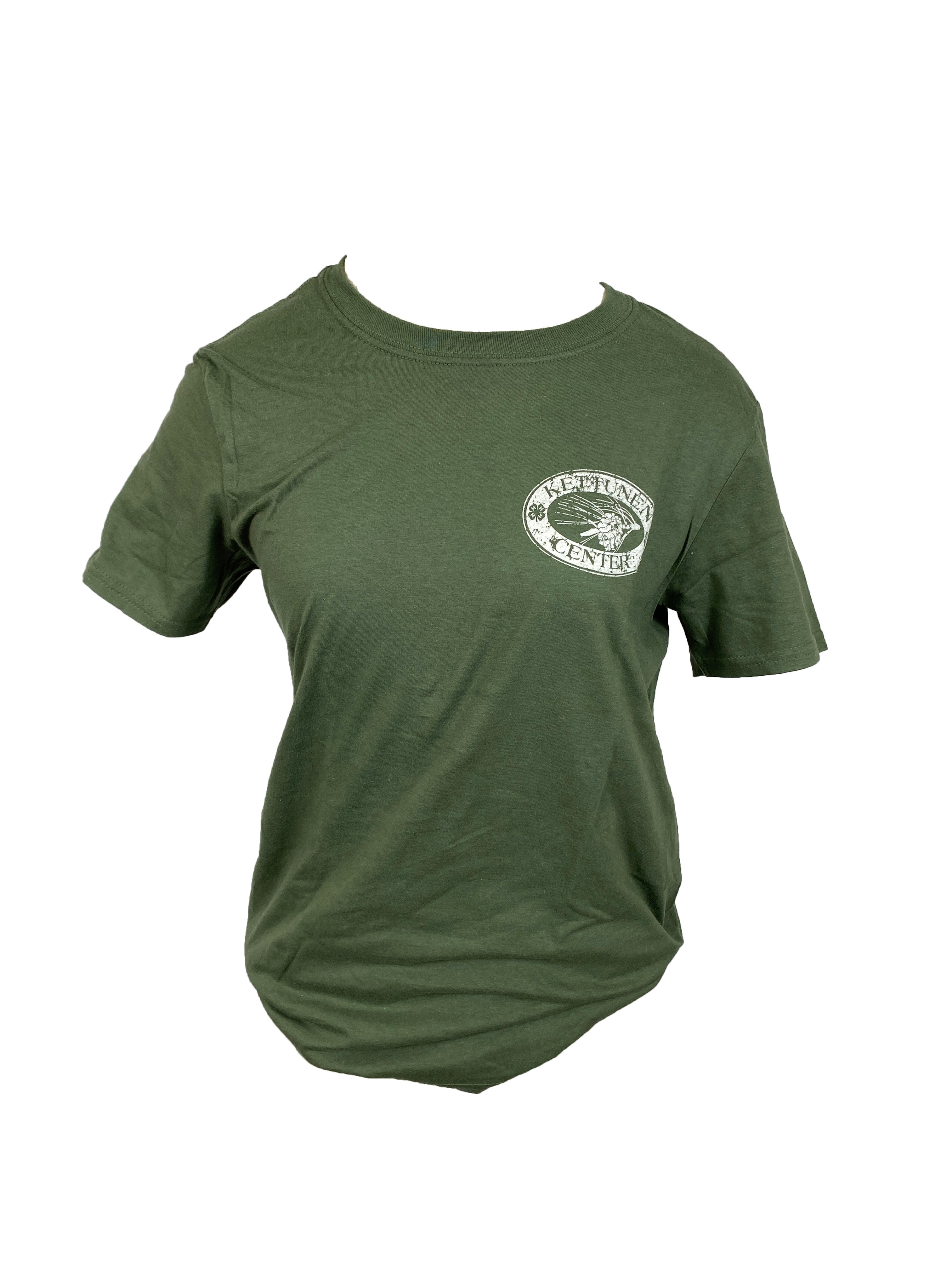 Kettunen Center Light Army Green Pine Cone T-Shirt Size Small