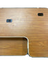 Laminate Oak Computer Desk With Keyboard Tray