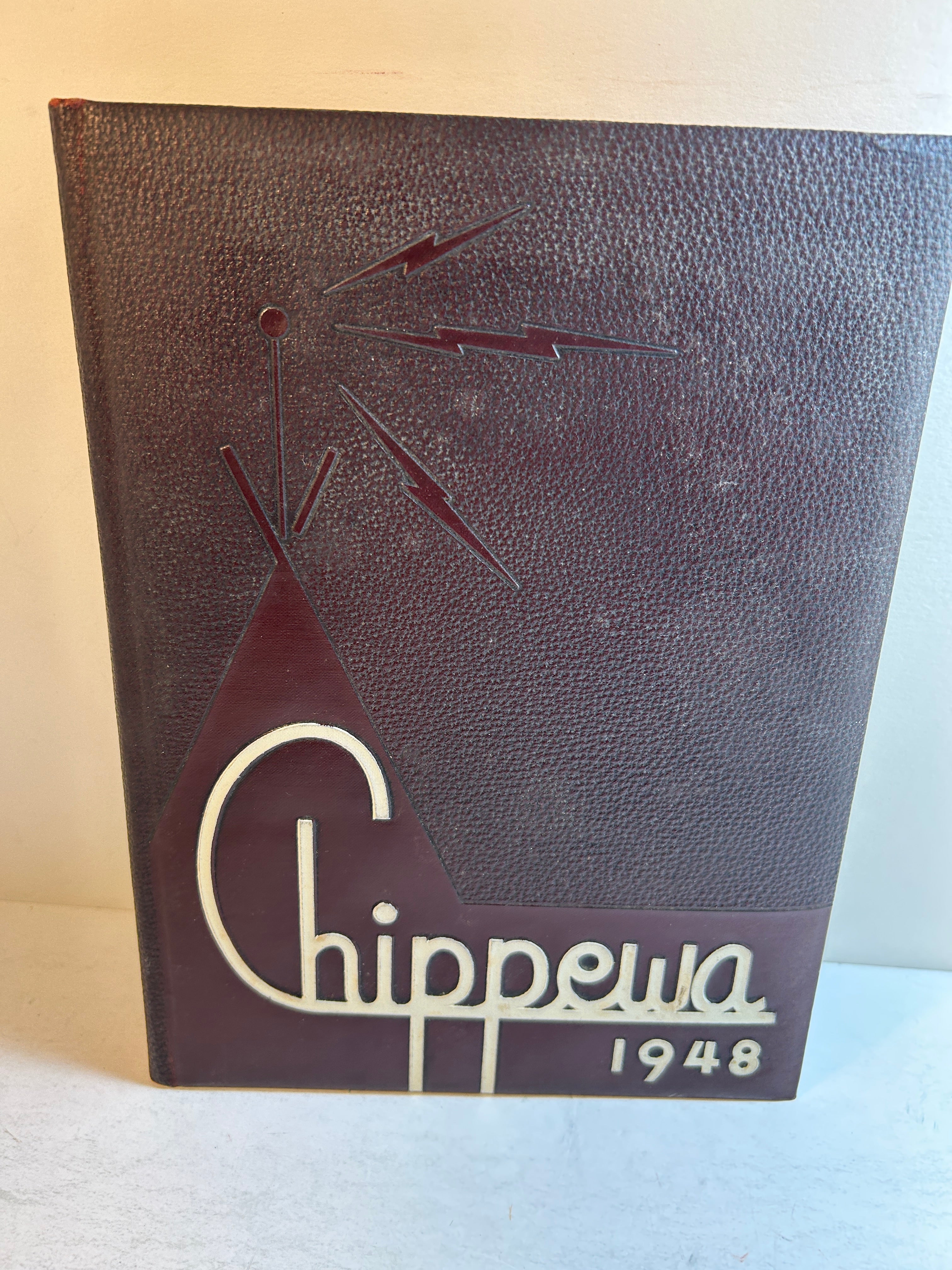 1948 "Chippewa" Central Michigan University Yearbook Mt. Pleasant, MI HC